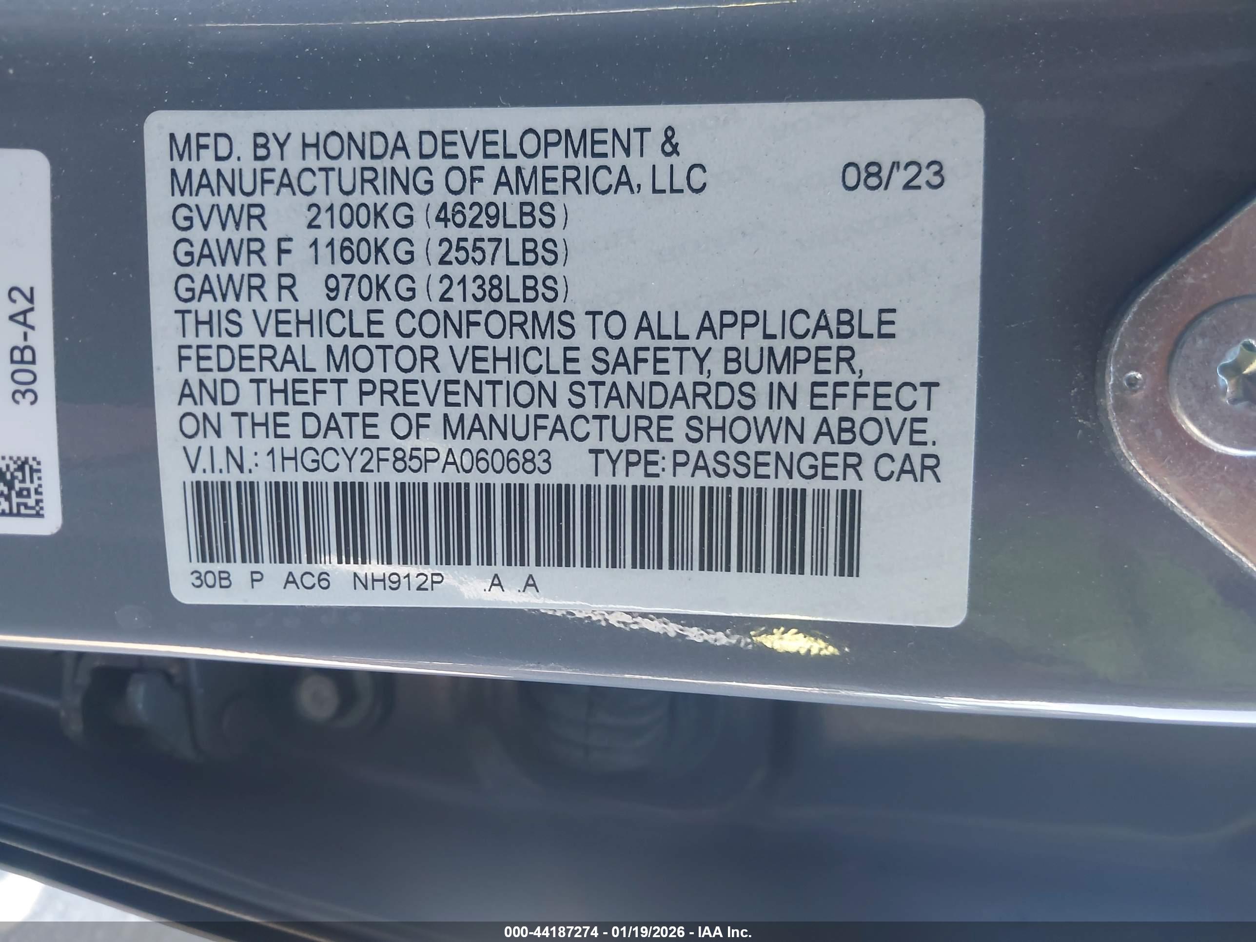 HONDA ACCORD image 9