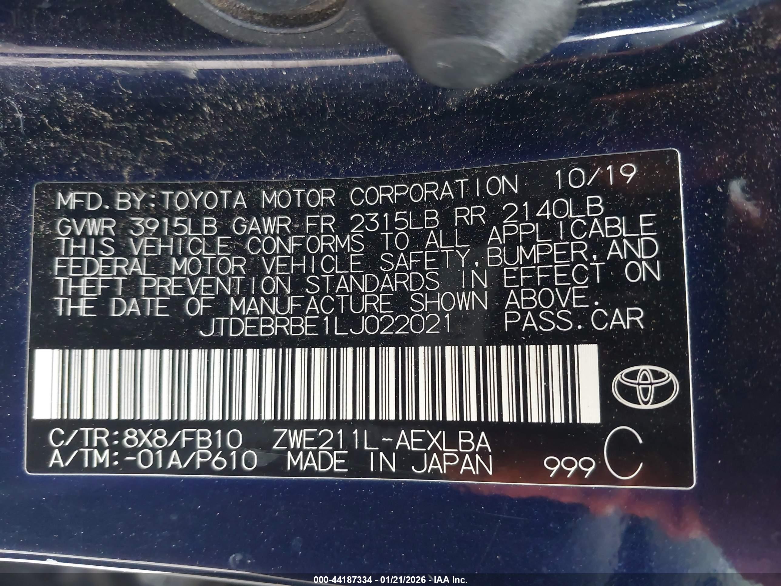 TOYOTA COROLLA image 9