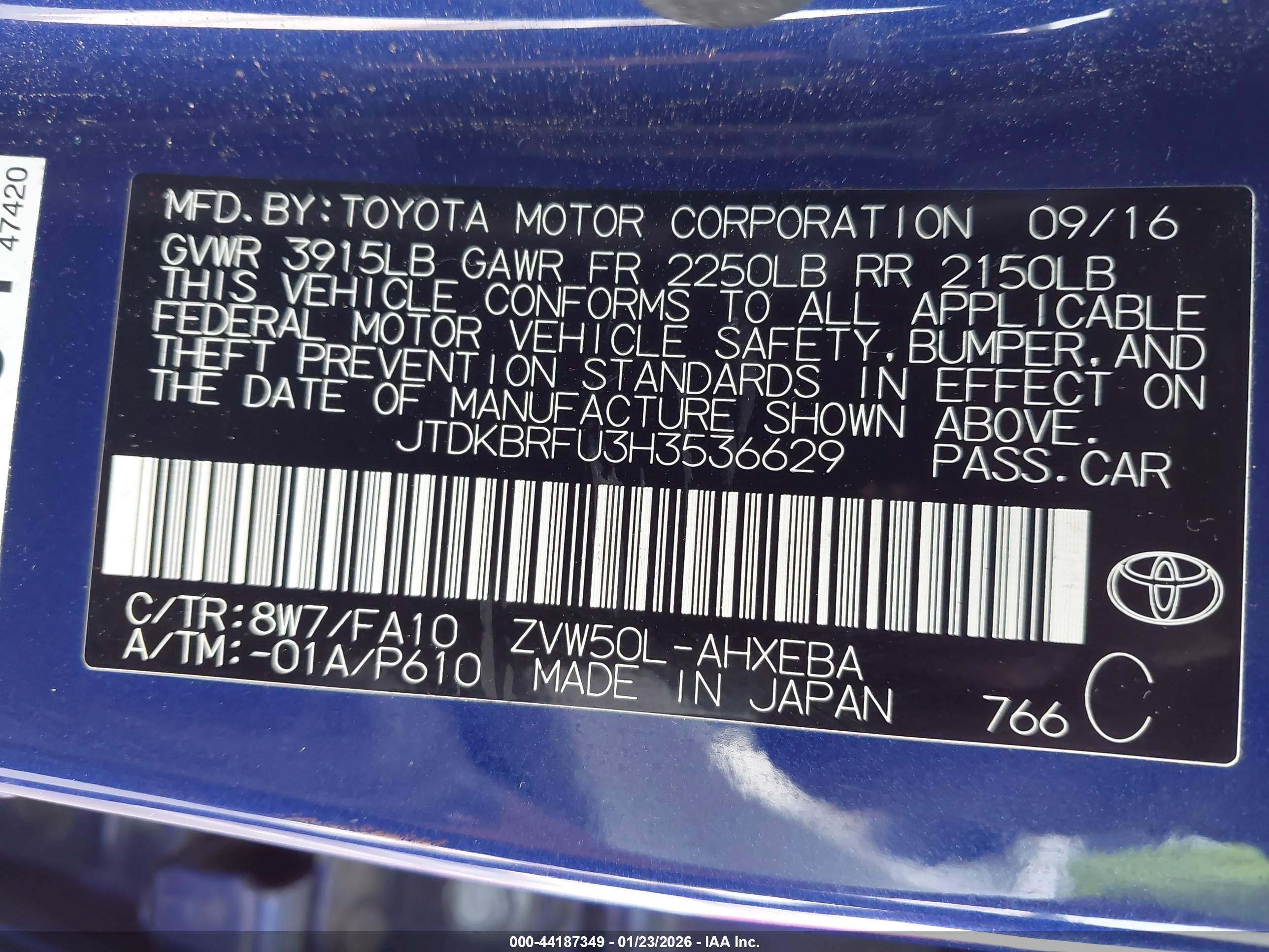 TOYOTA PRIUS image 9