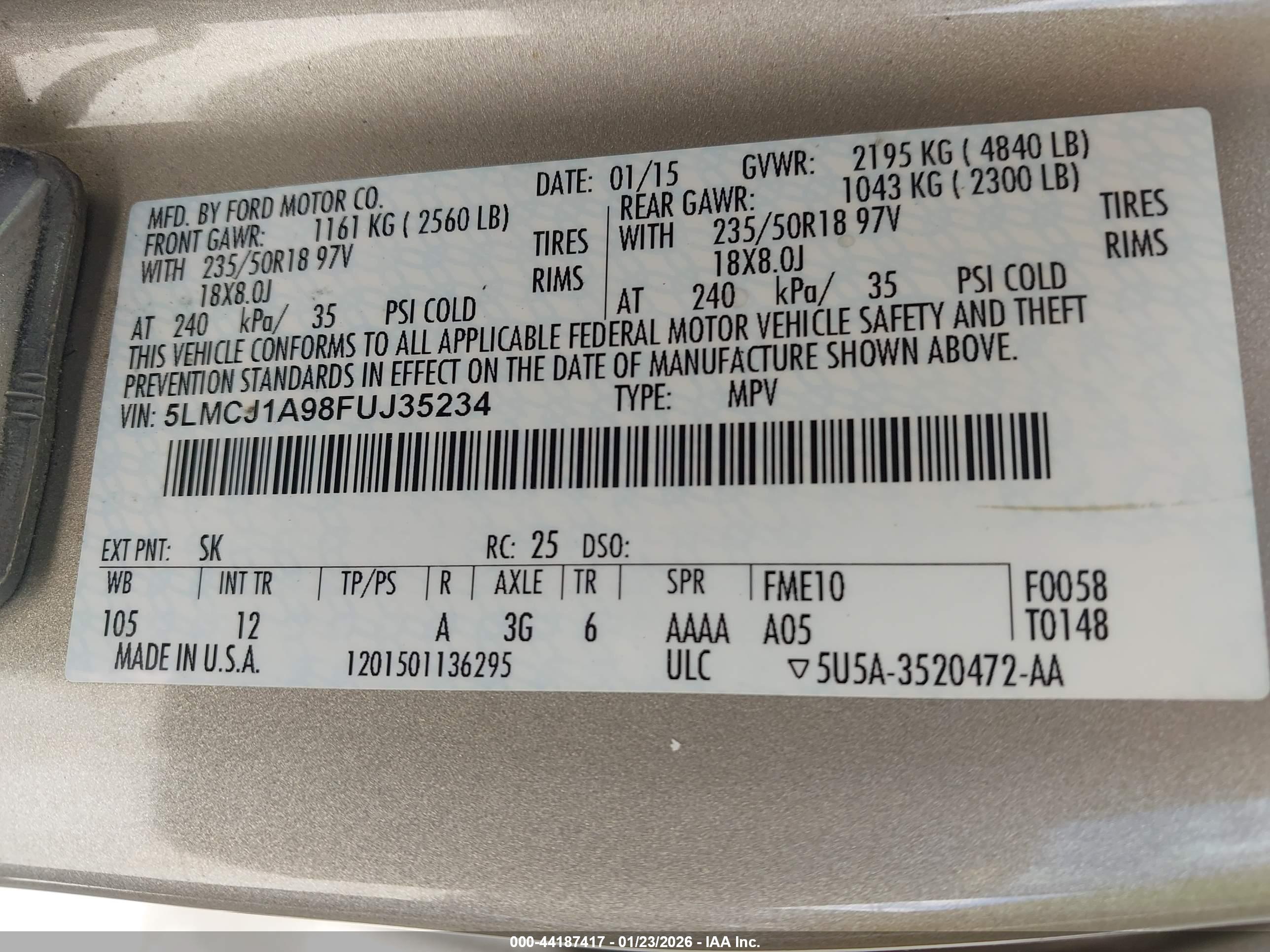 LINCOLN MKC image 9