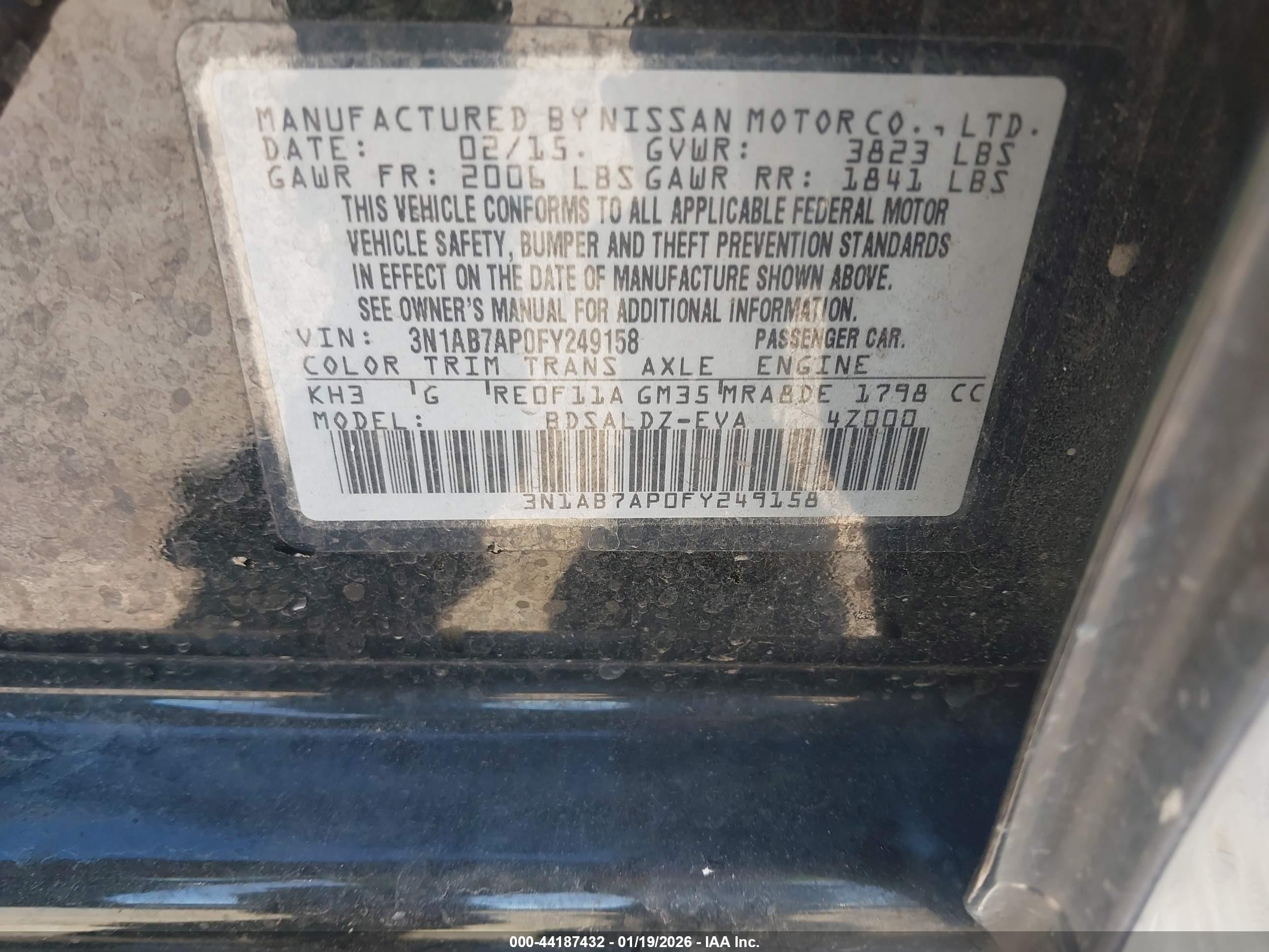NISSAN SENTRA image 9