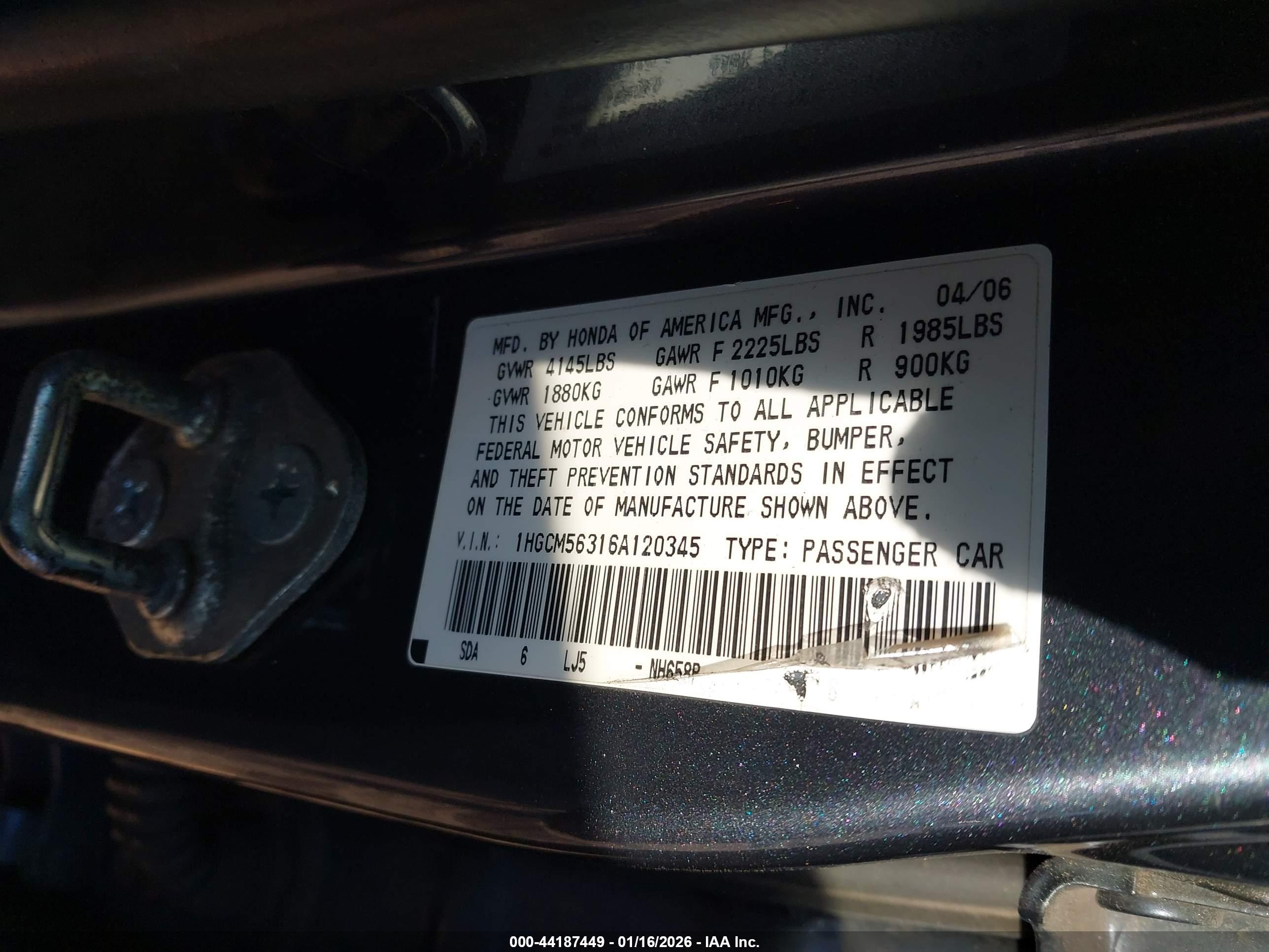HONDA ACCORD image 9