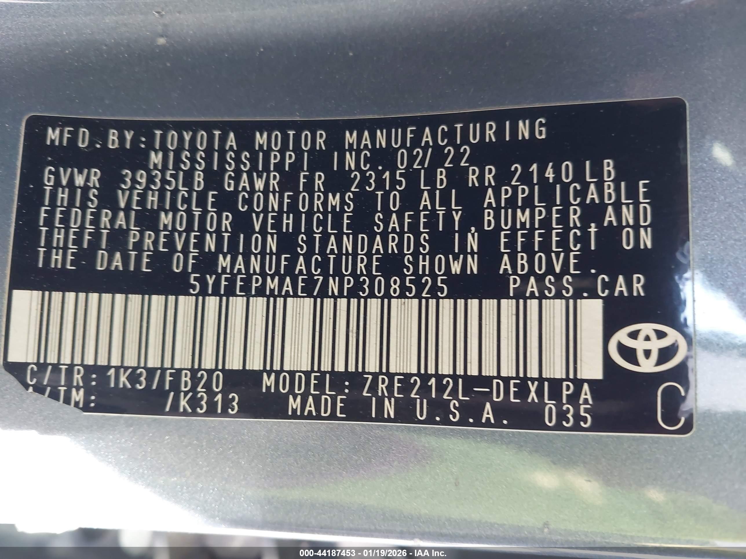 TOYOTA COROLLA image 9