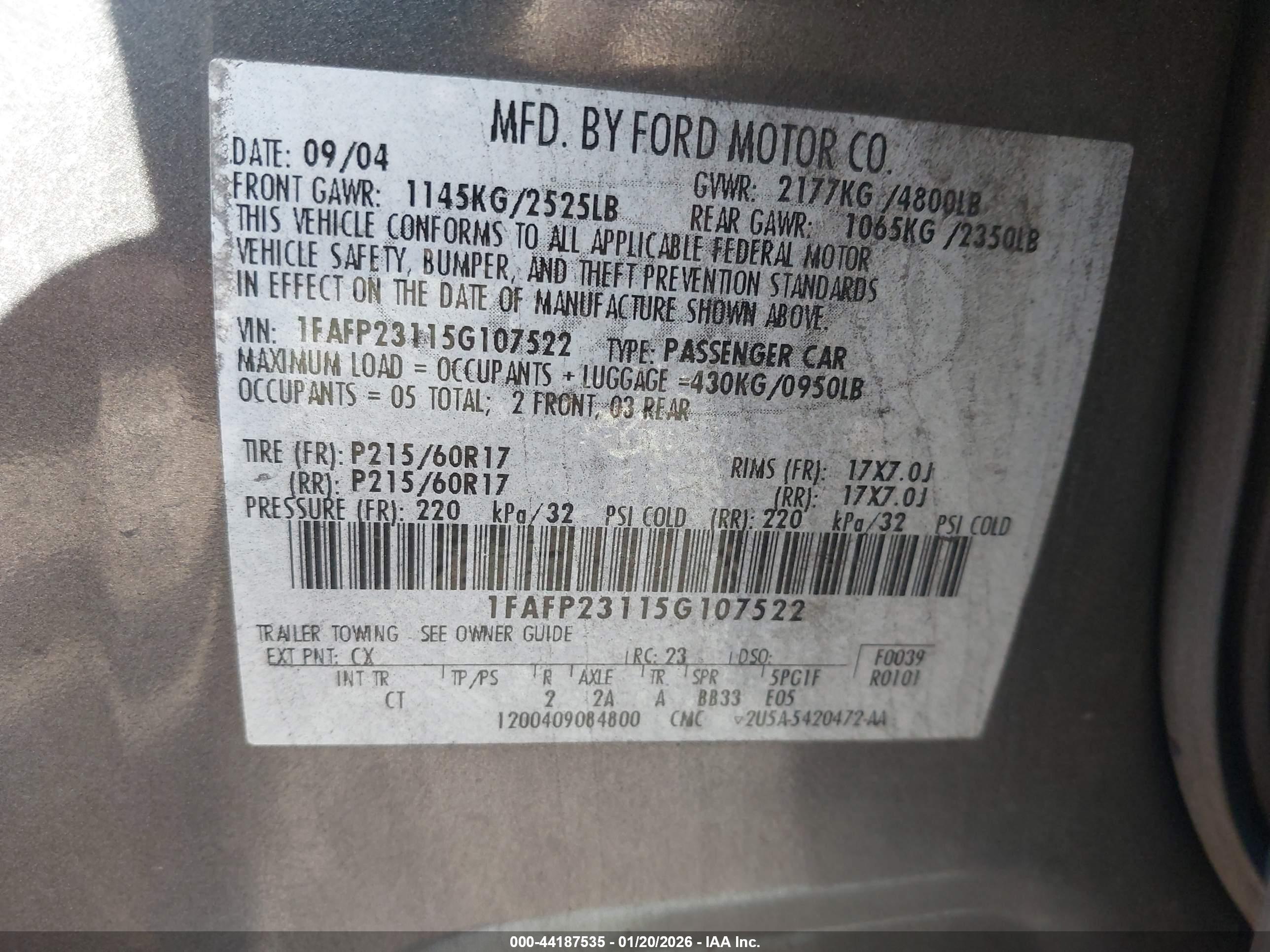 FORD FIVE image 9