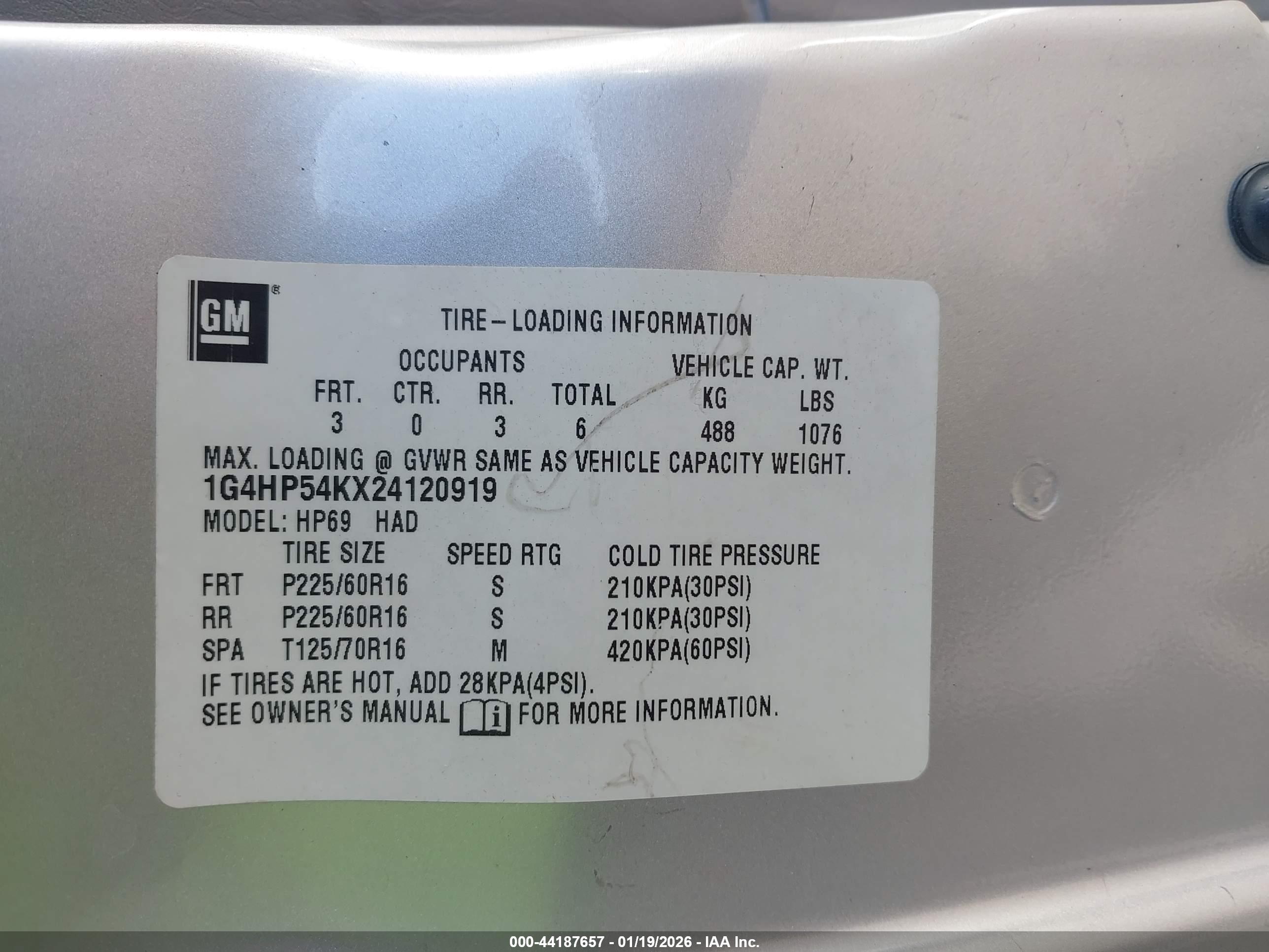 BUICK LESABRE image 9