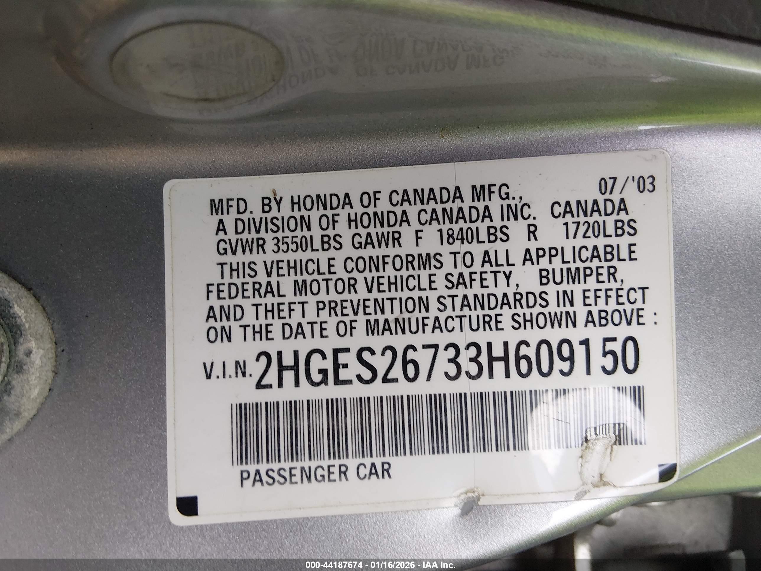 HONDA CIVIC image 9
