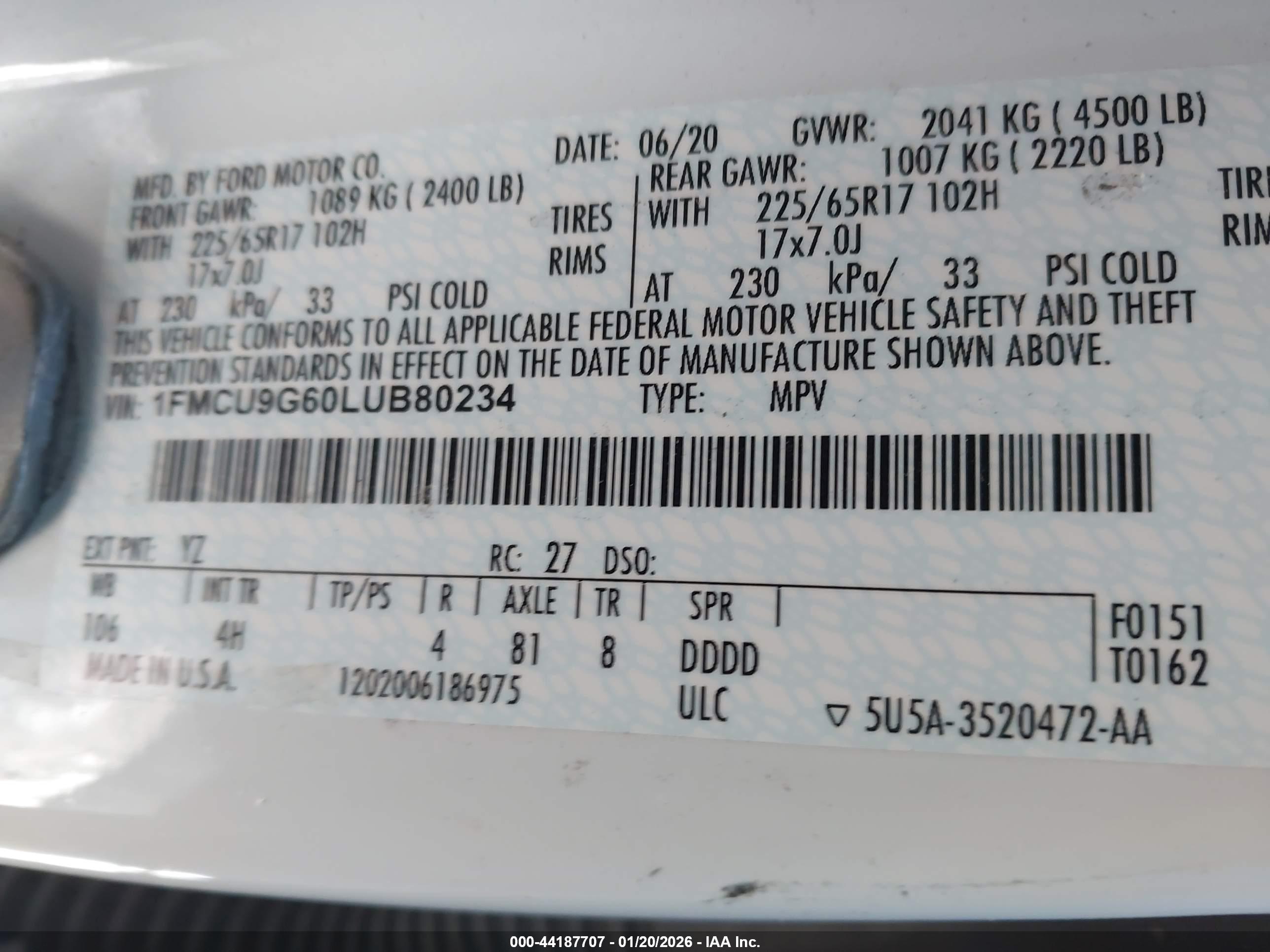 FORD ESCAPE image 9