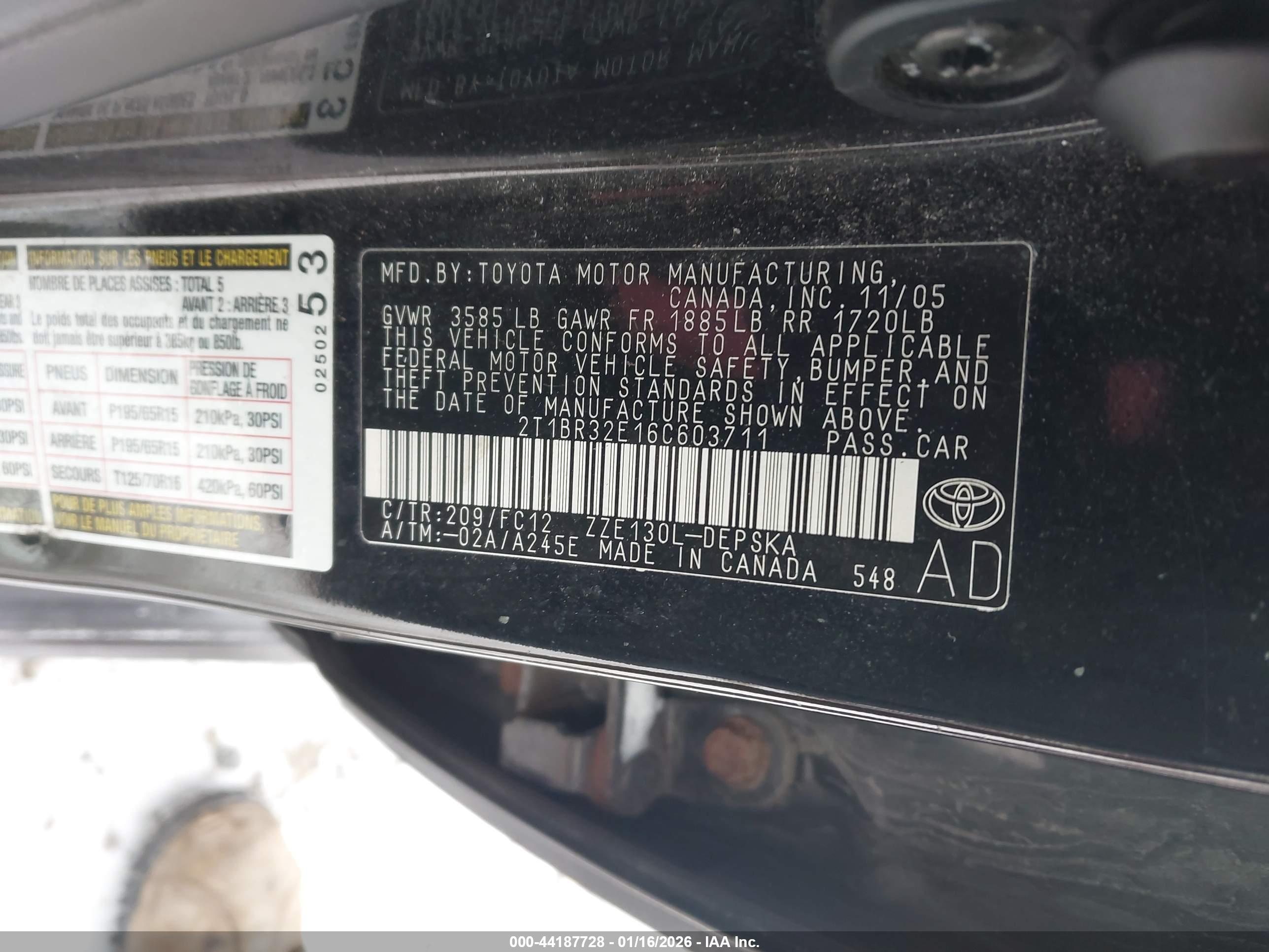 TOYOTA COROLLA image 9
