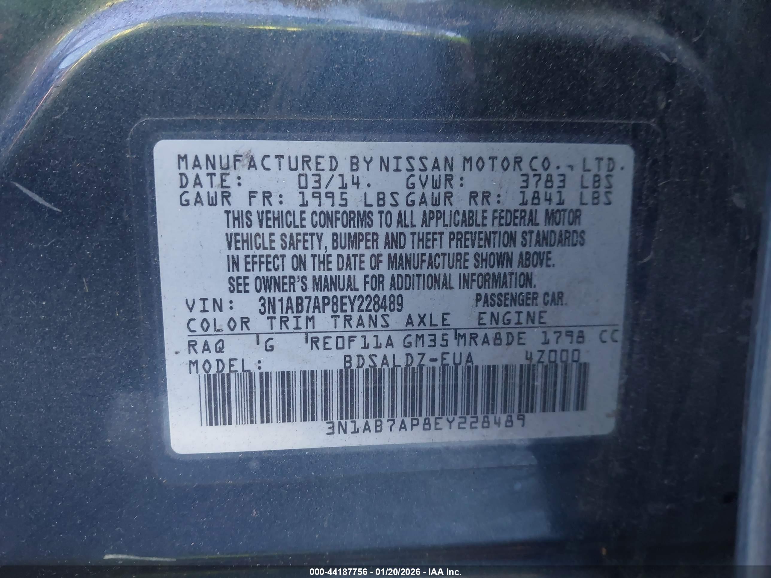 NISSAN SENTRA image 9