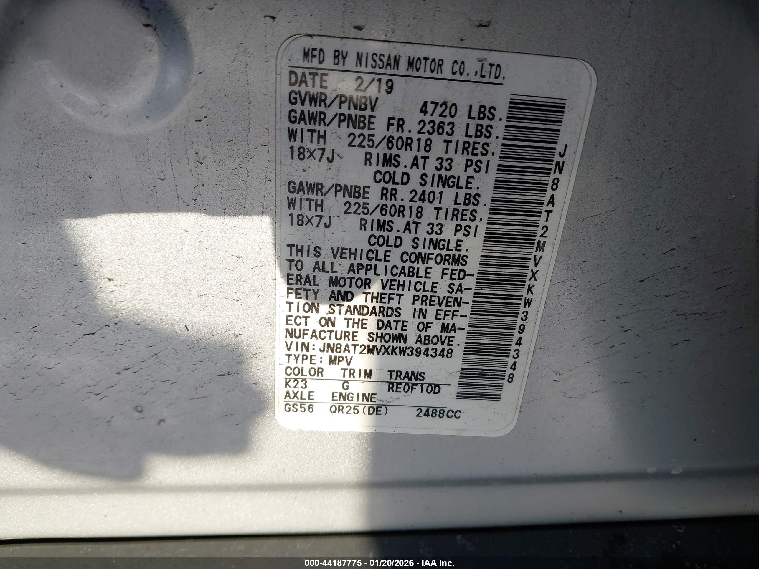 NISSAN ROGUE image 9