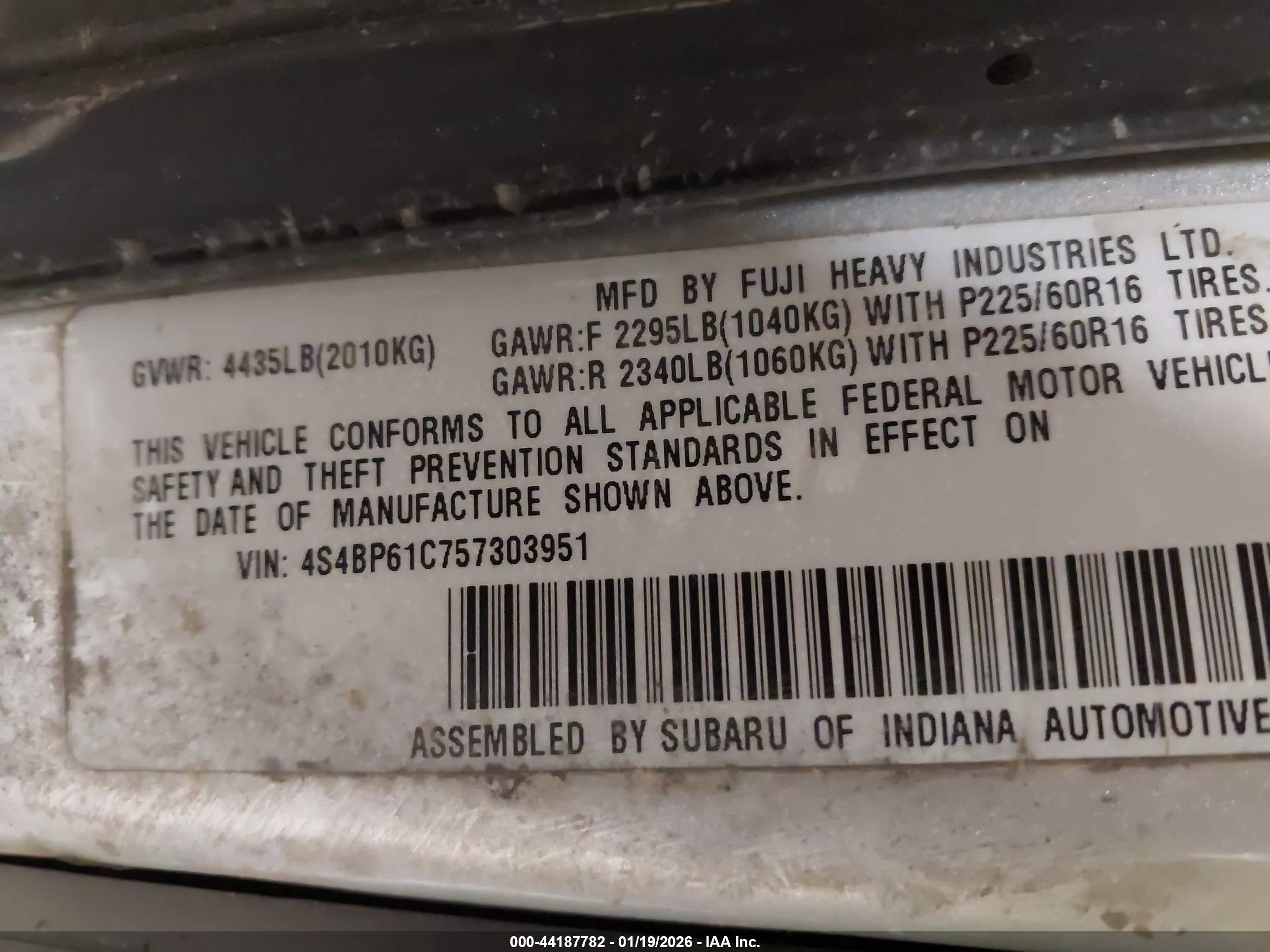SUBARU OUTBACK image 9