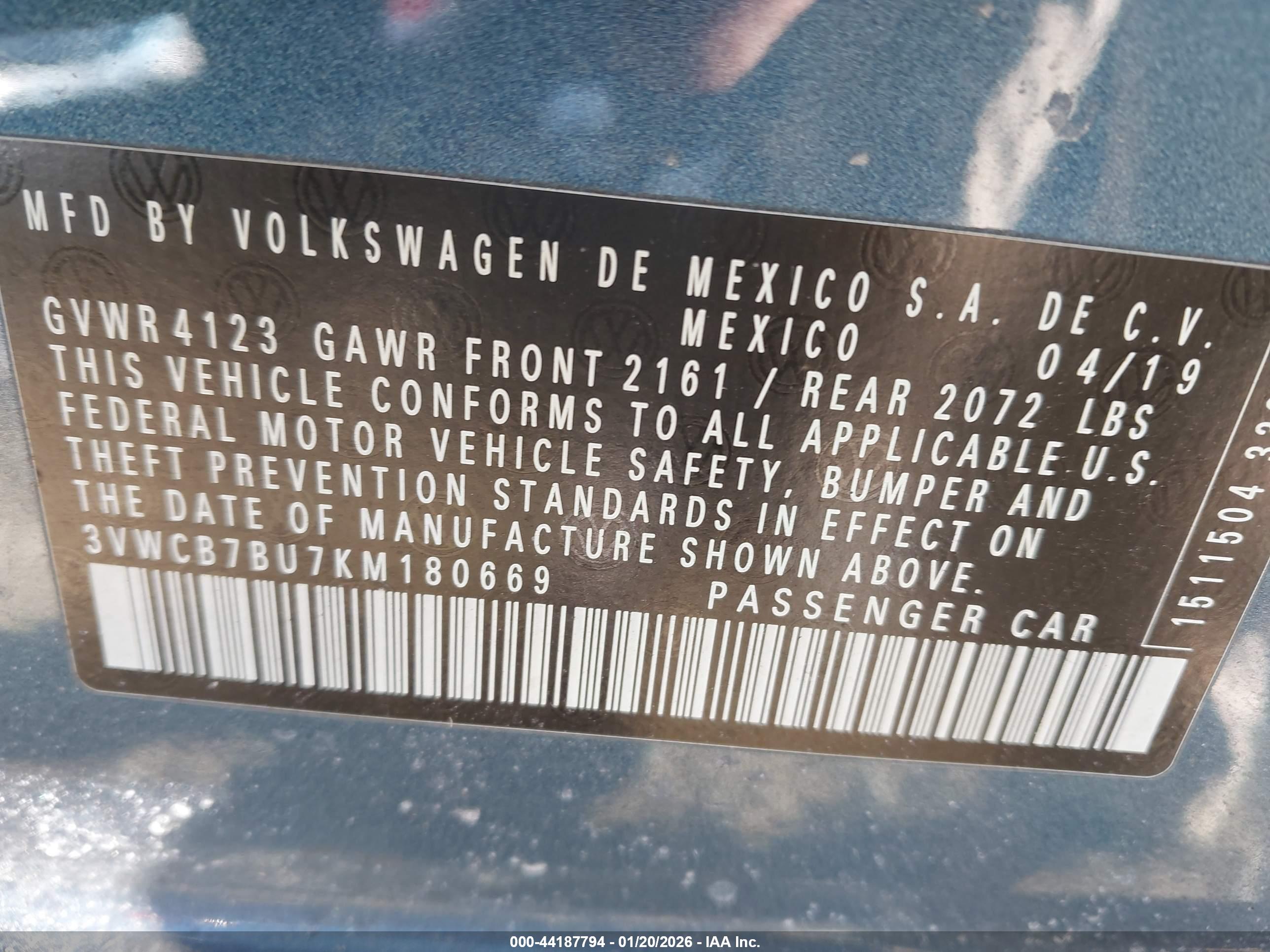 VOLKSWAGEN JETTA image 9