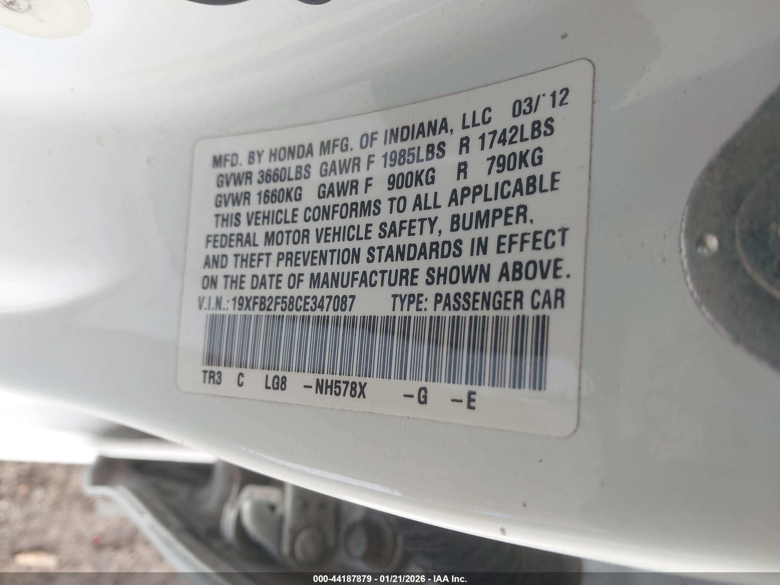 HONDA CIVIC image 9