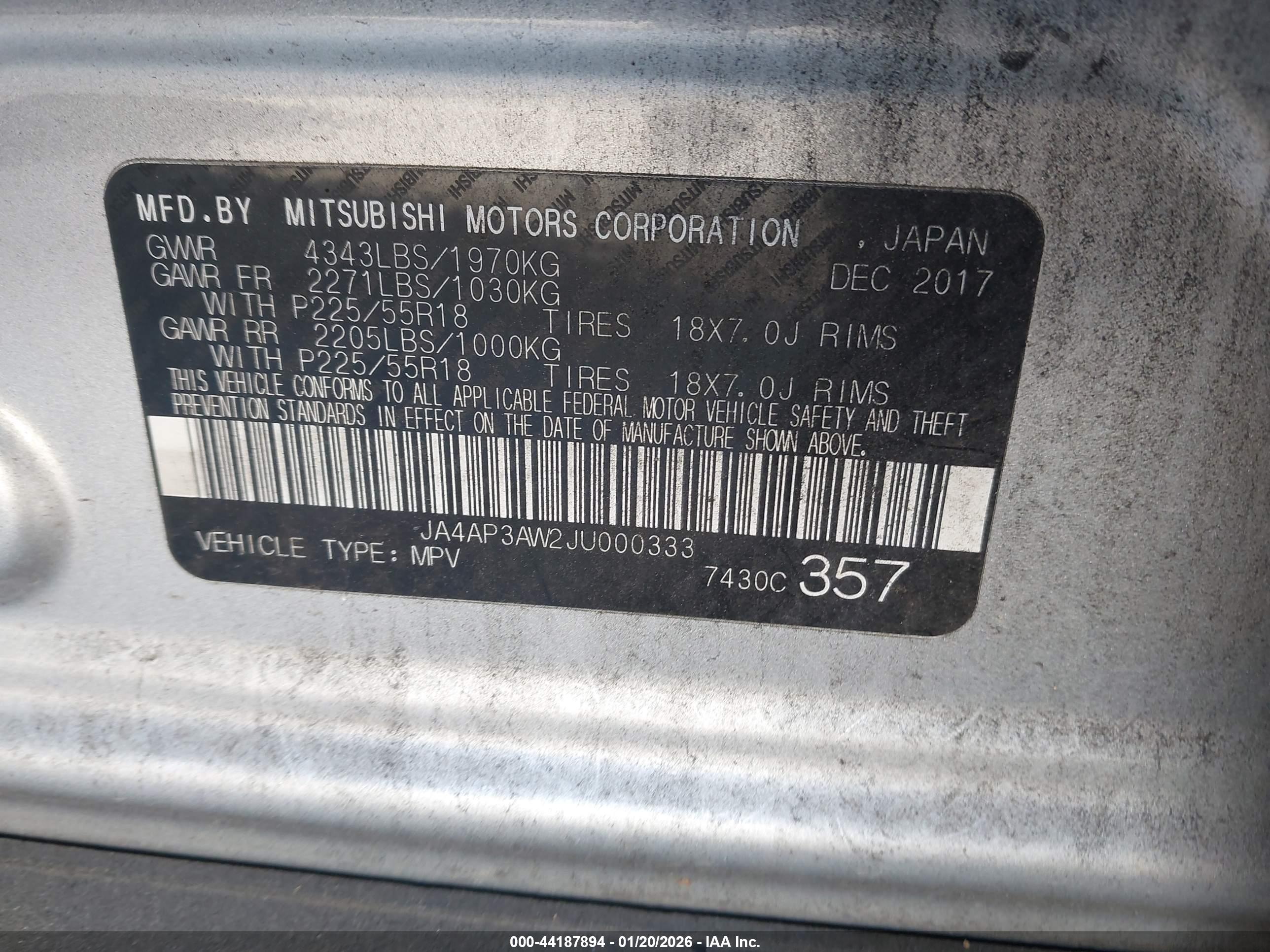 MITSUBISHI OUTLANDER image 9