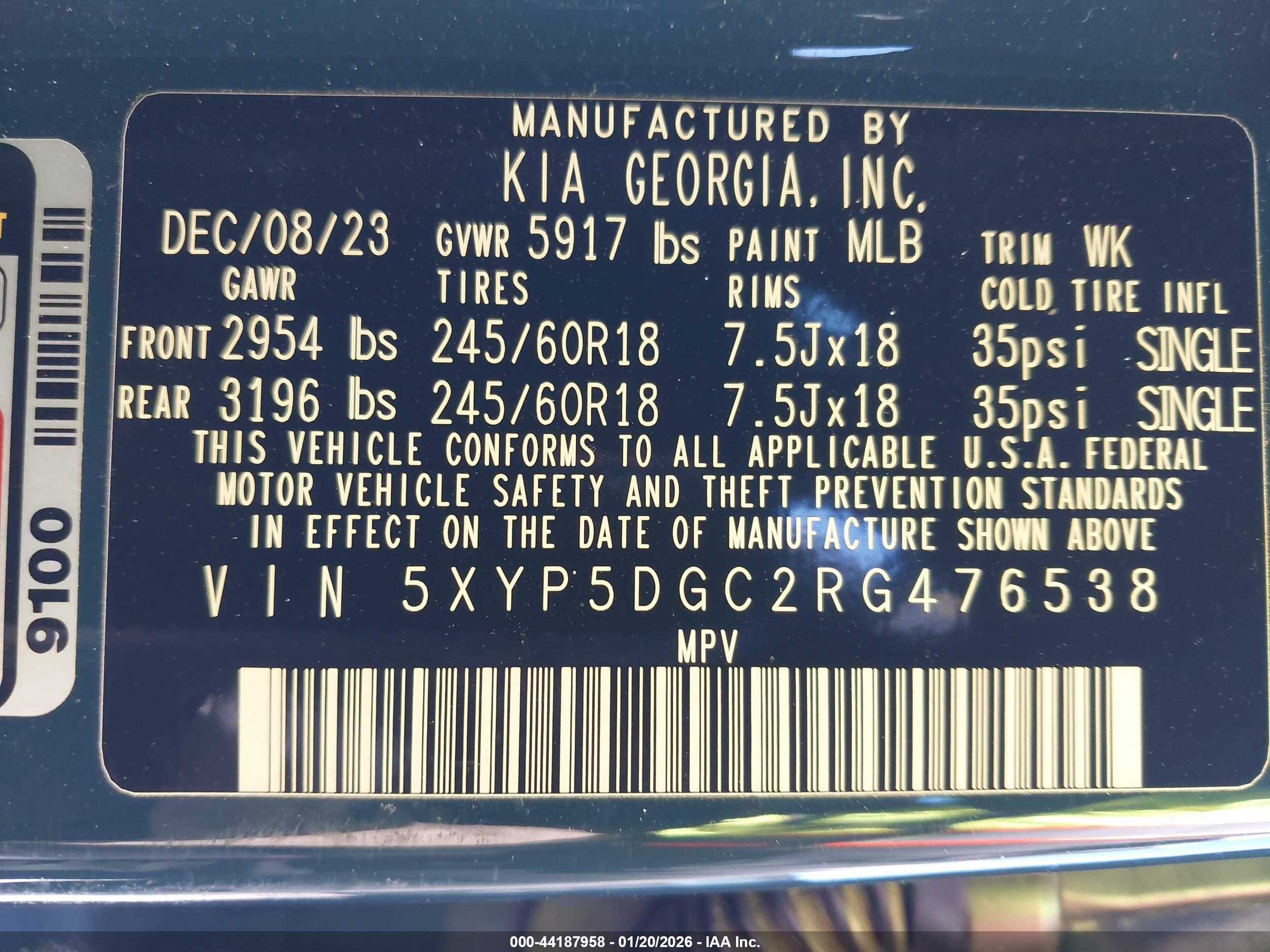 KIA TELLURIDE image 9