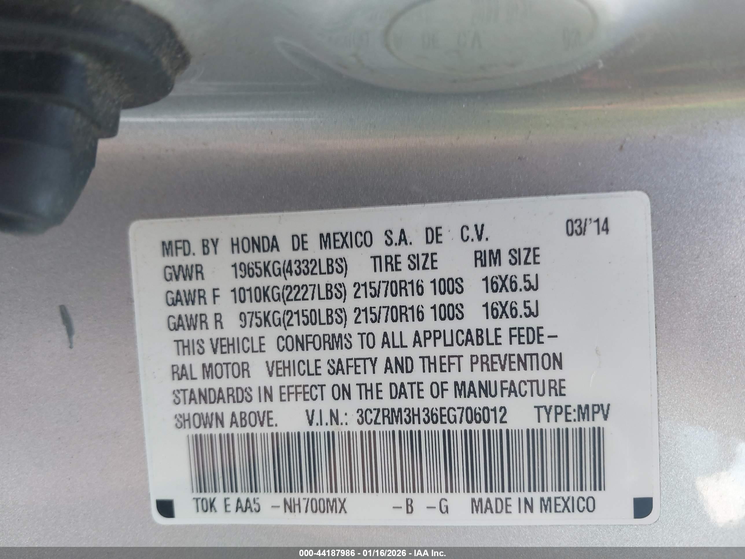 HONDA CR-V image 9