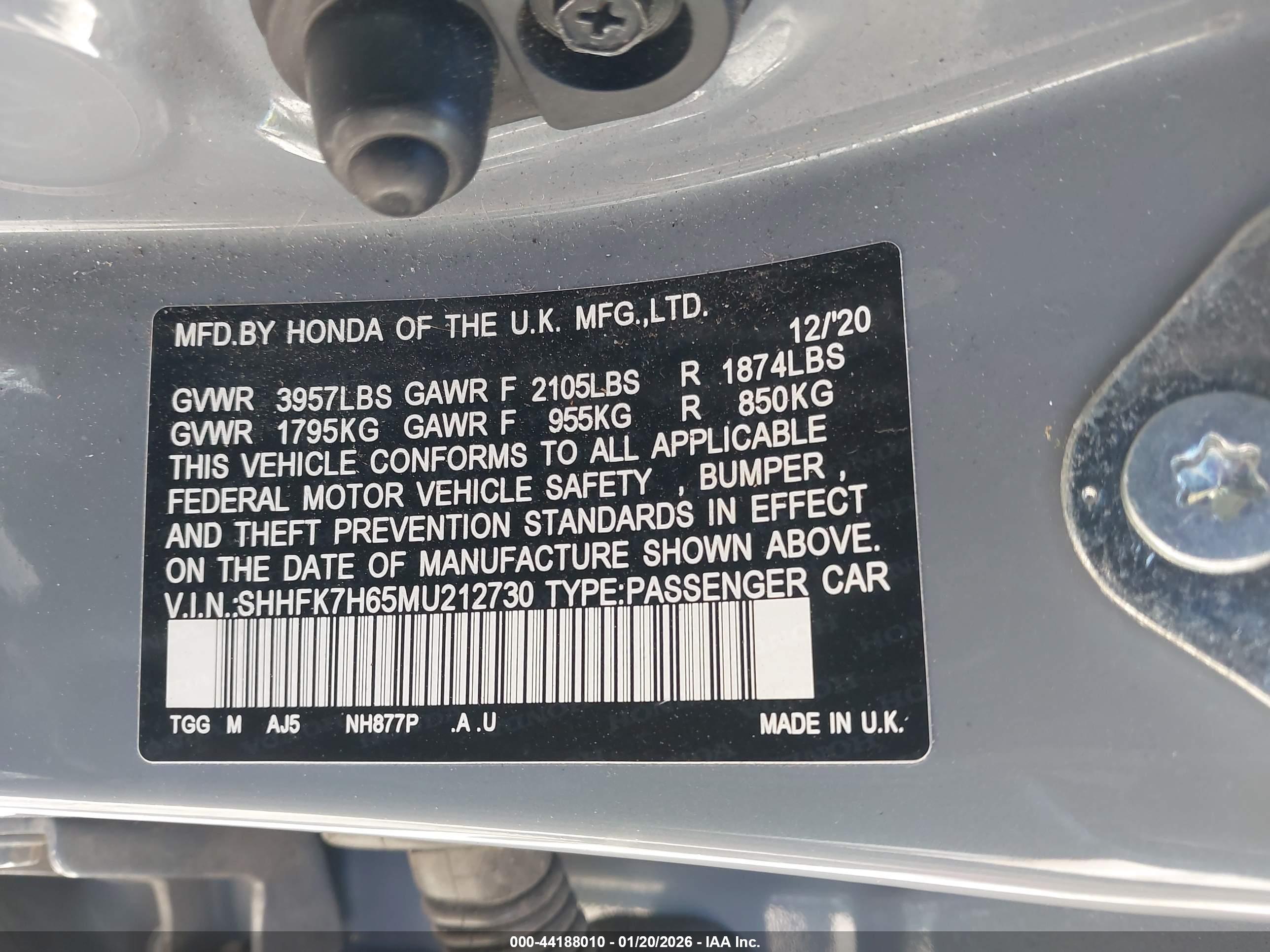 HONDA CIVIC image 9