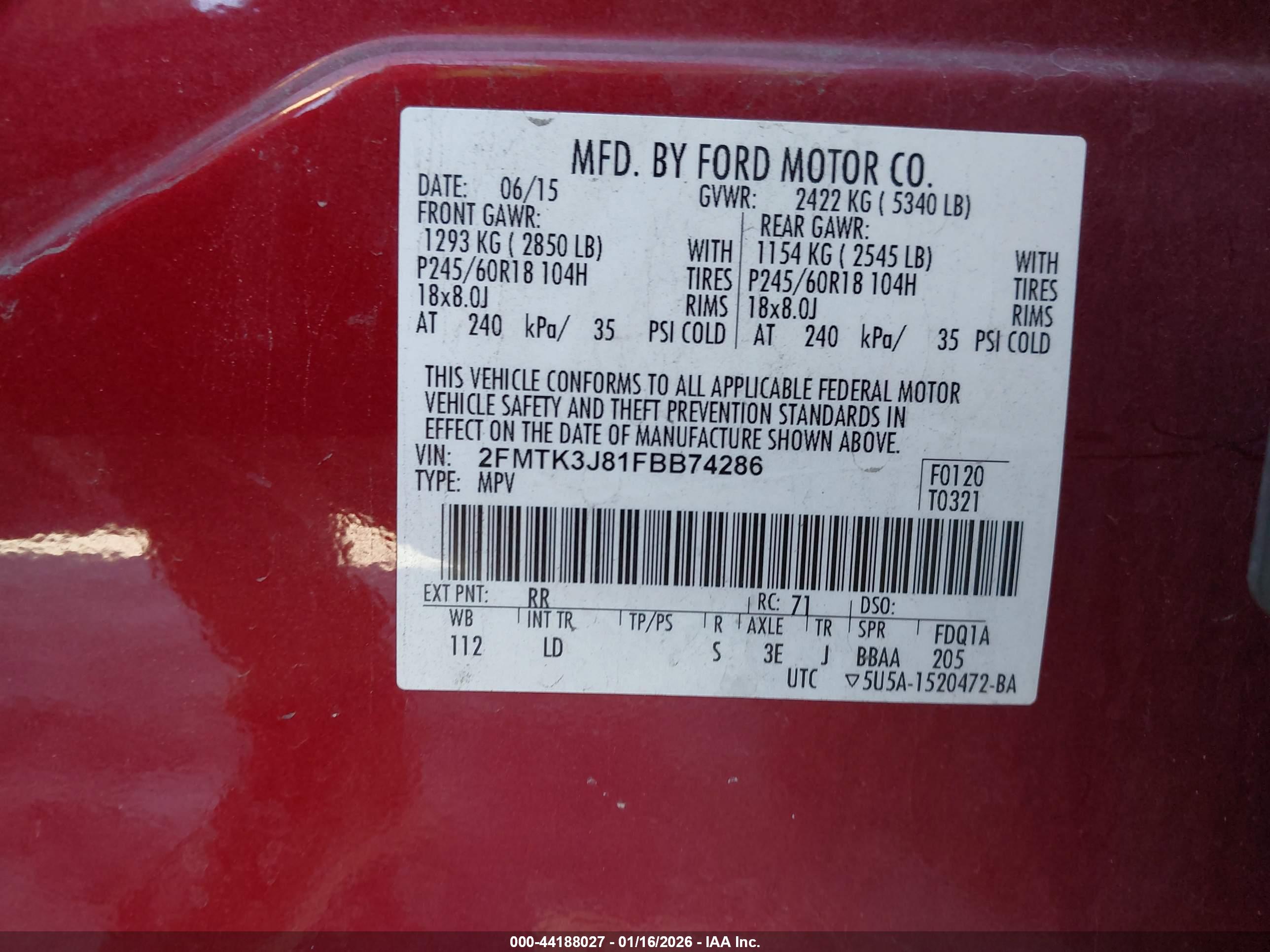 FORD EDGE image 9