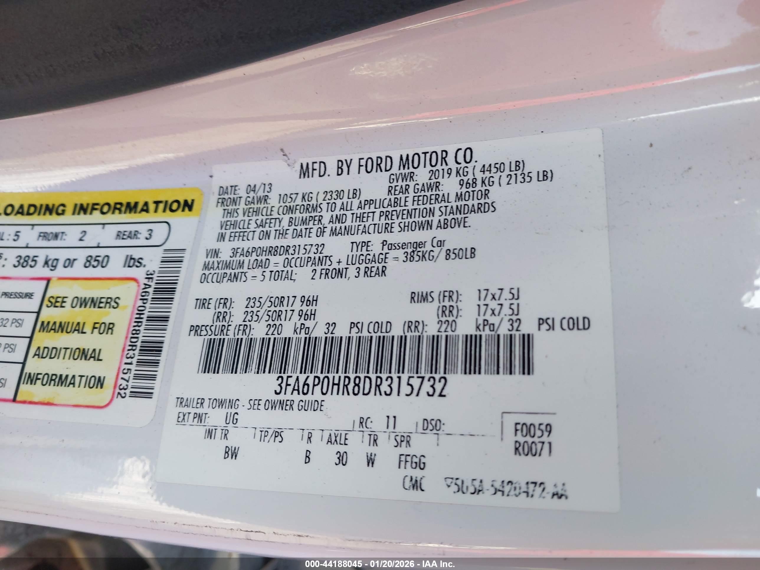 FORD FUSION image 9