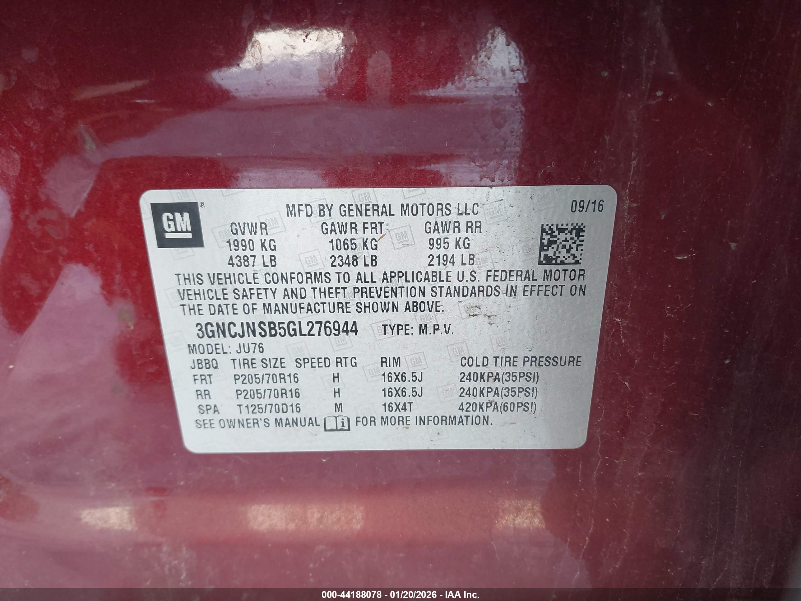CHEVROLET TRAX image 9