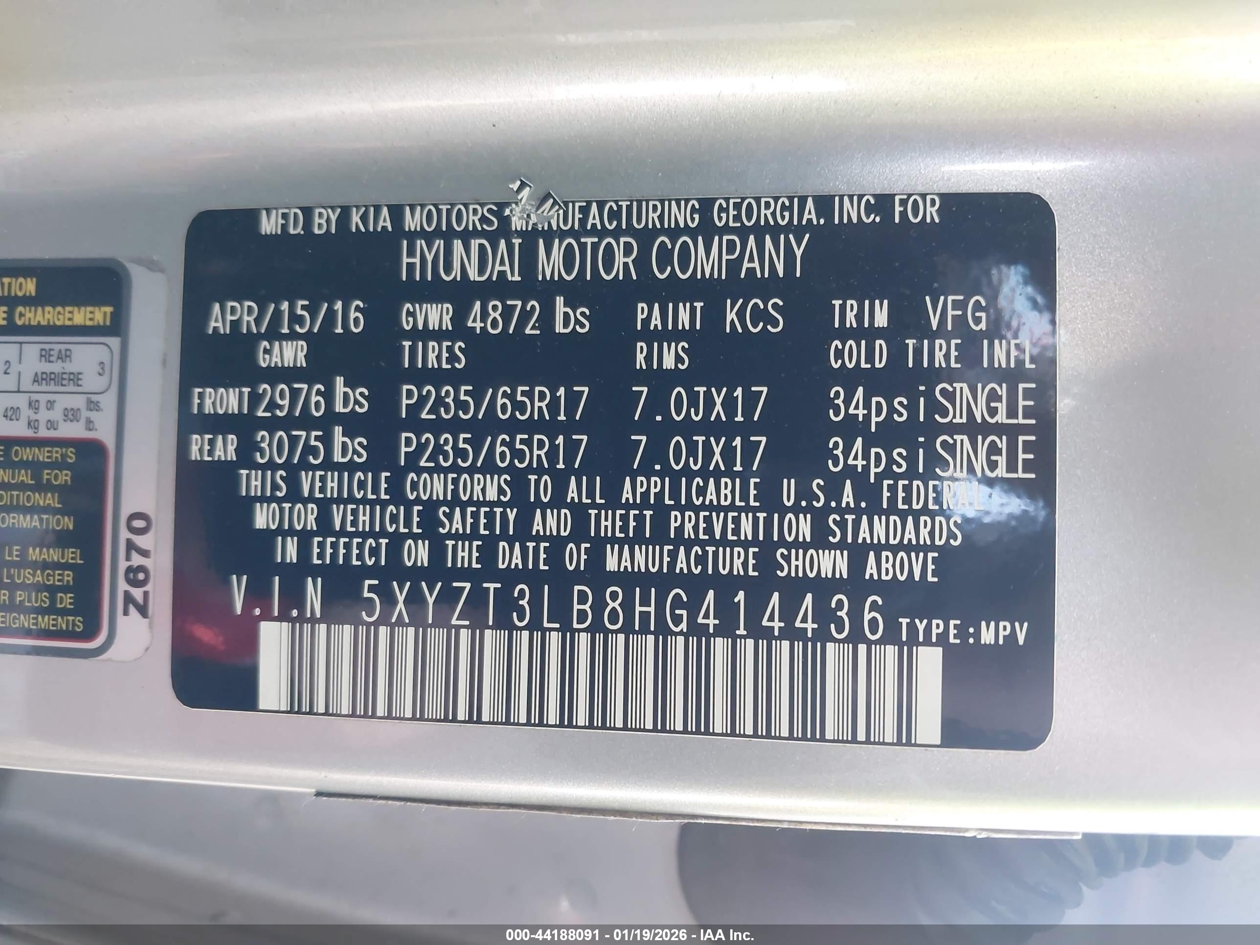 HYUNDAI SANTA image 9