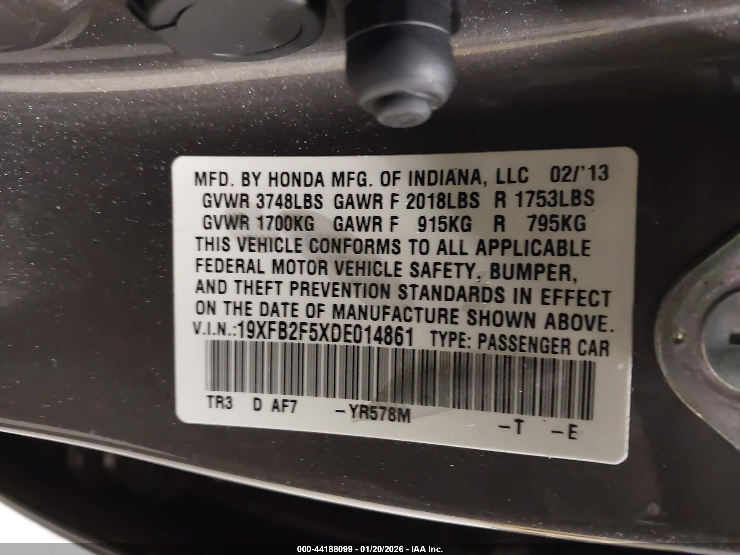HONDA CIVIC image 9