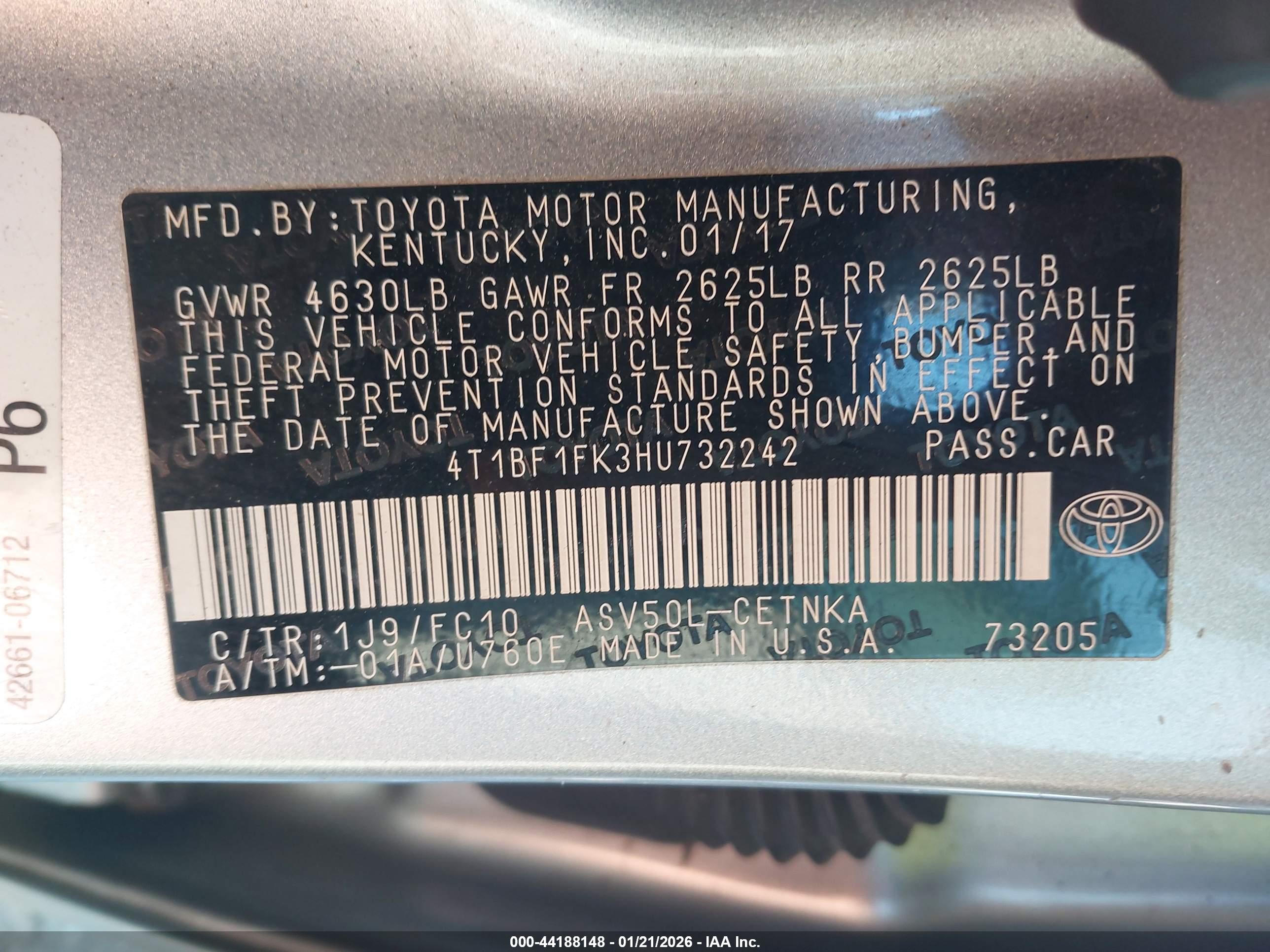 TOYOTA CAMRY image 9