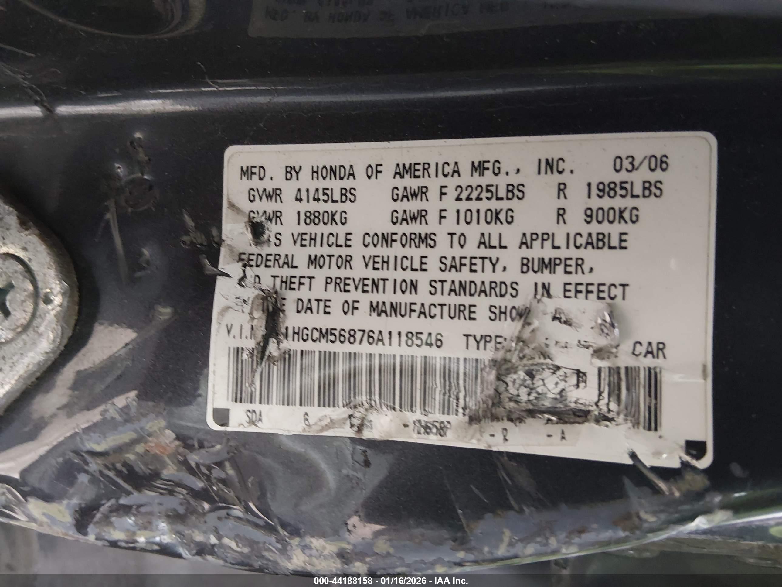 HONDA ACCORD image 9
