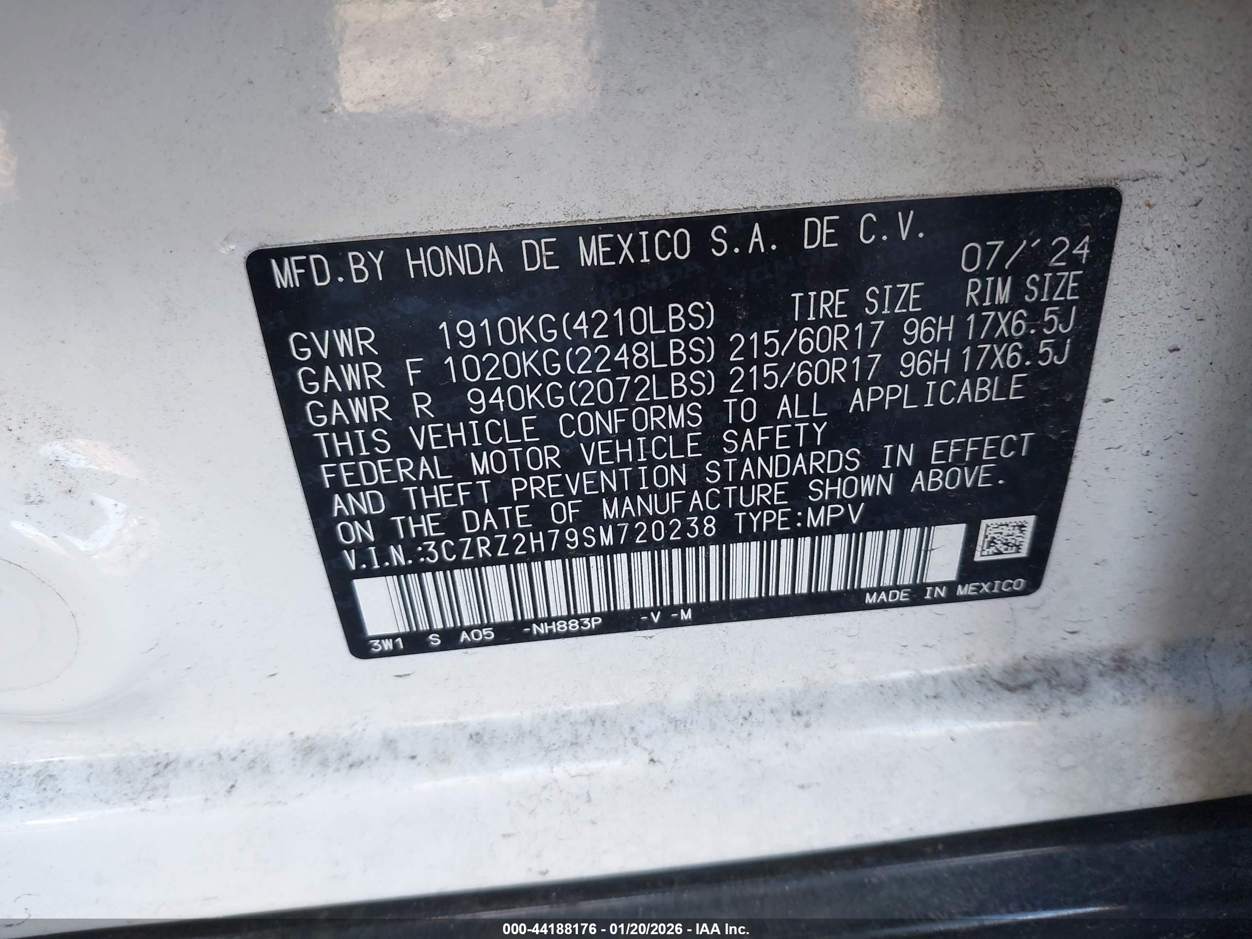 HONDA HR-V image 9