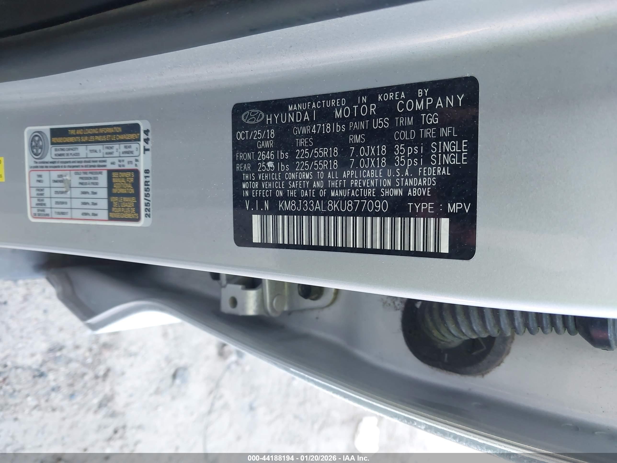 HYUNDAI TUCSON image 9