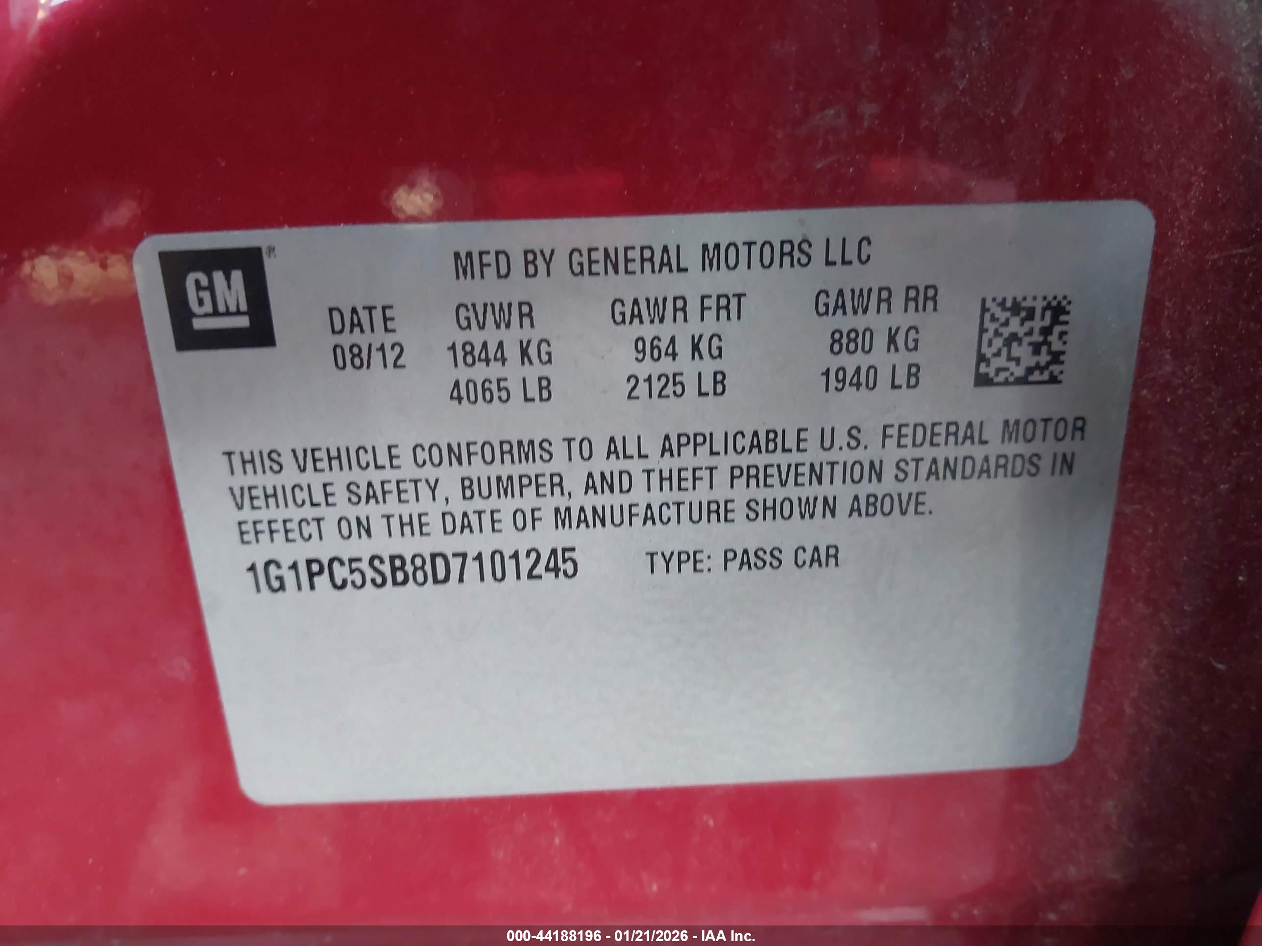 CHEVROLET CRUZE image 9