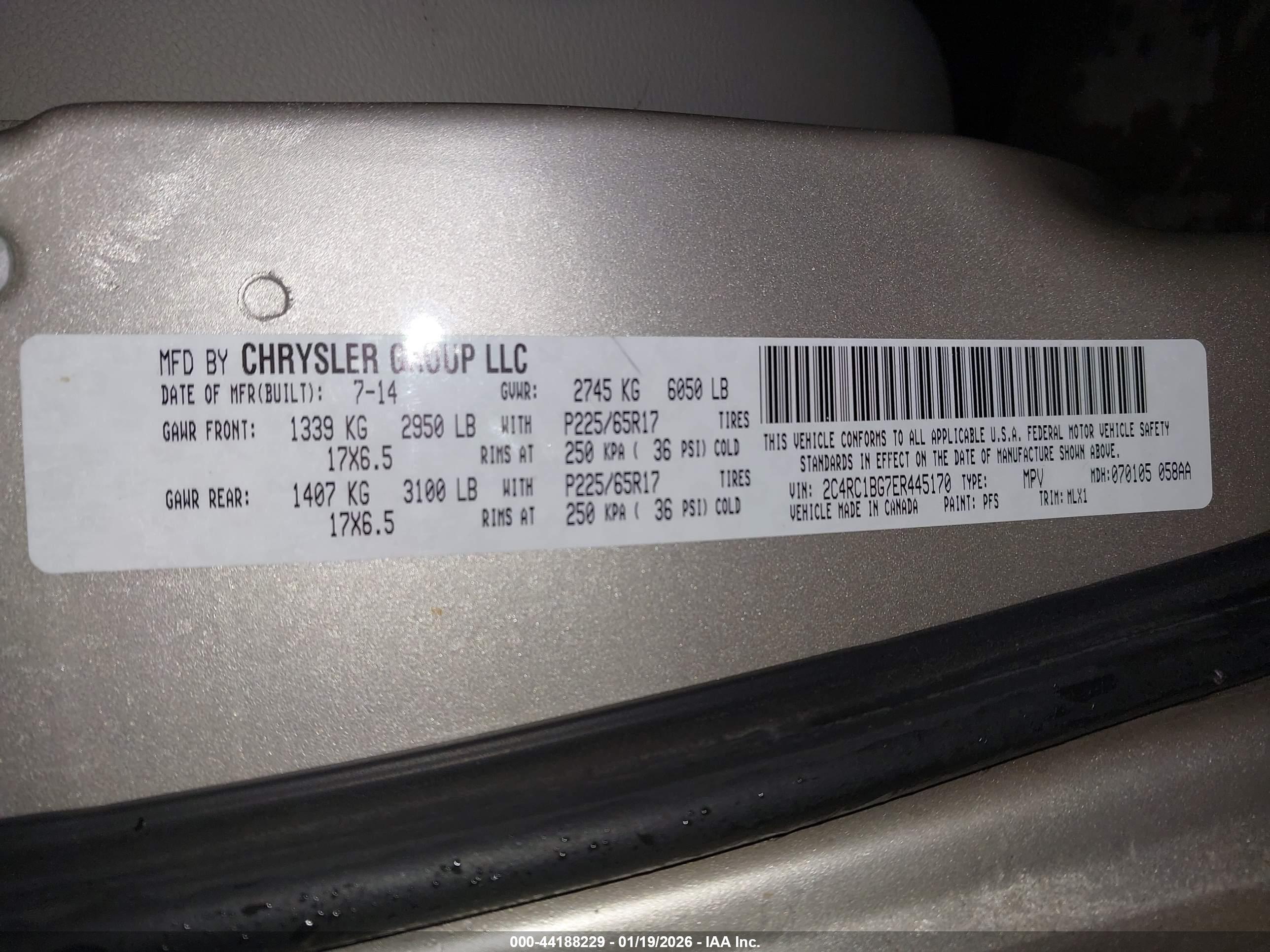 CHRYSLER TOWN image 9