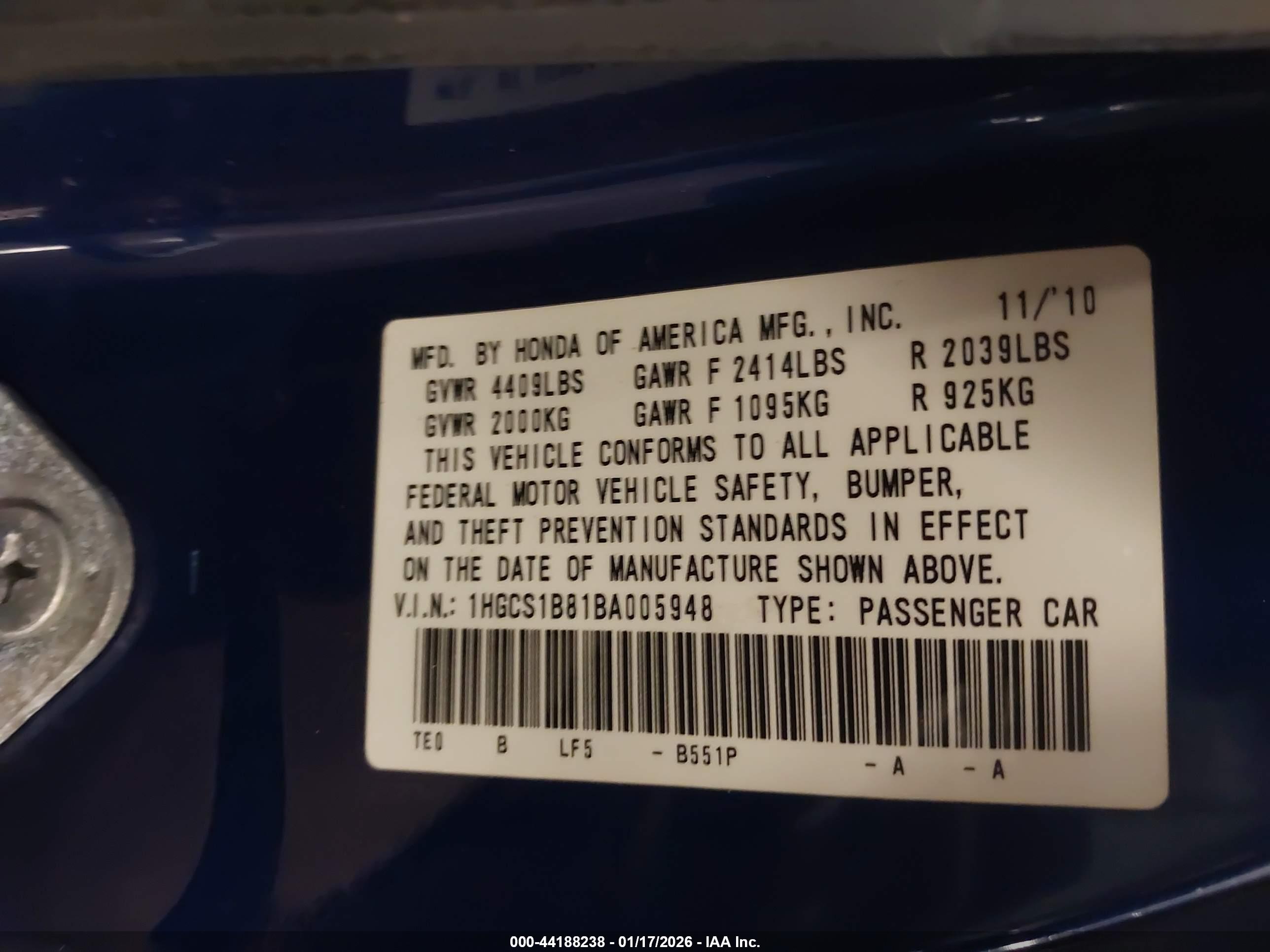 HONDA ACCORD image 9