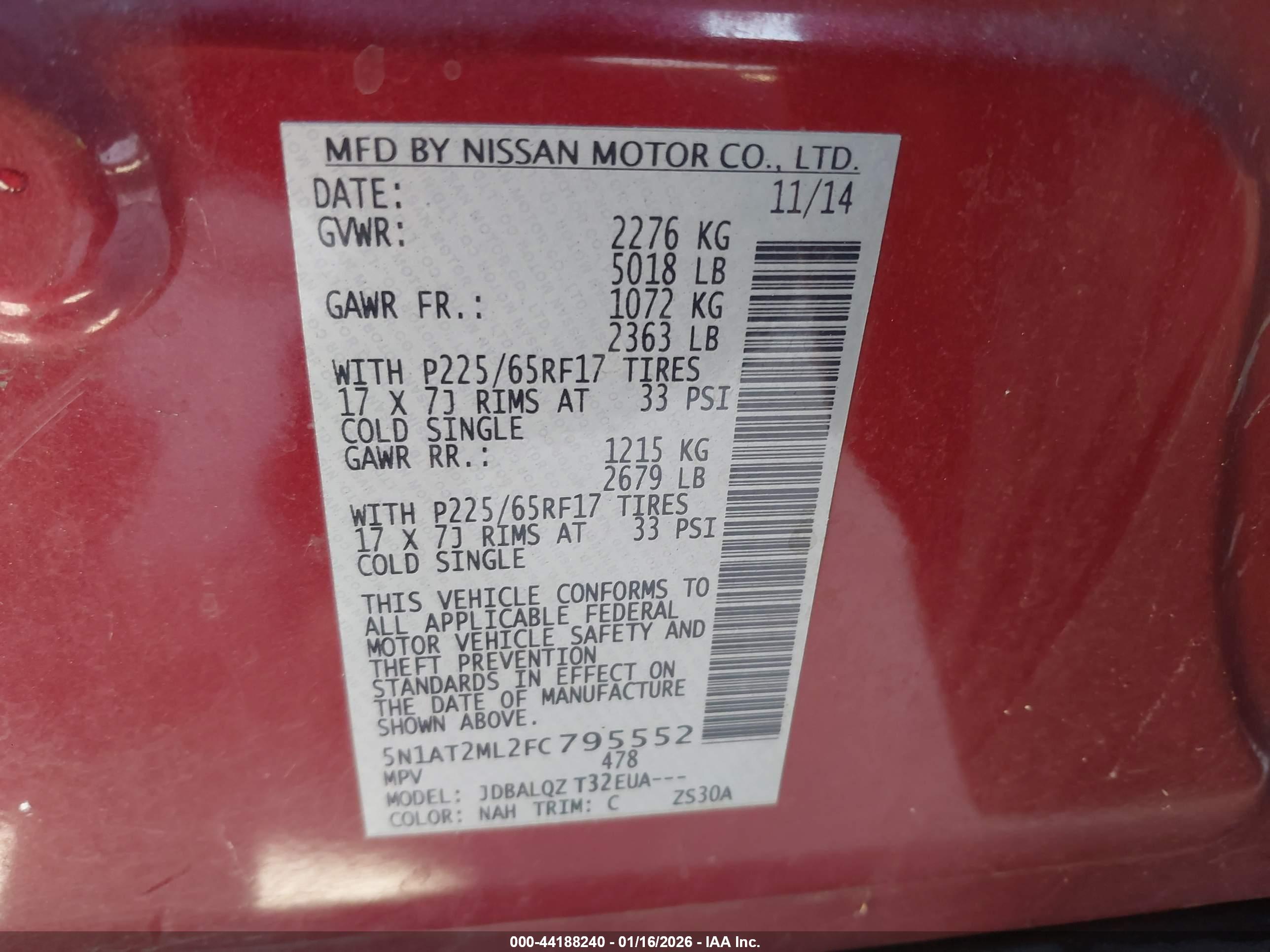 NISSAN ROGUE image 9