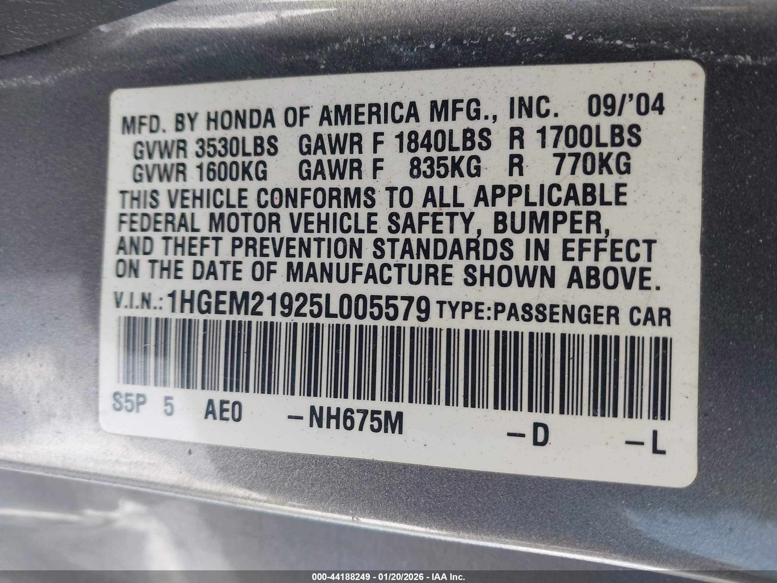 HONDA CIVIC image 9