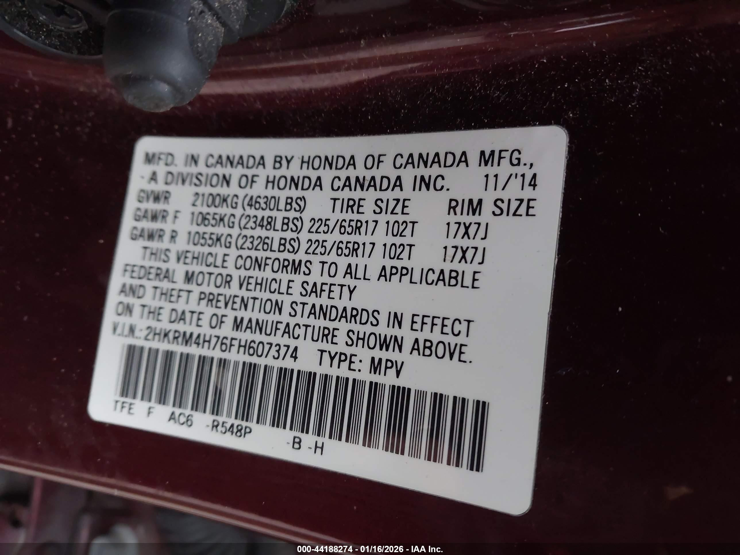 HONDA CR-V image 9