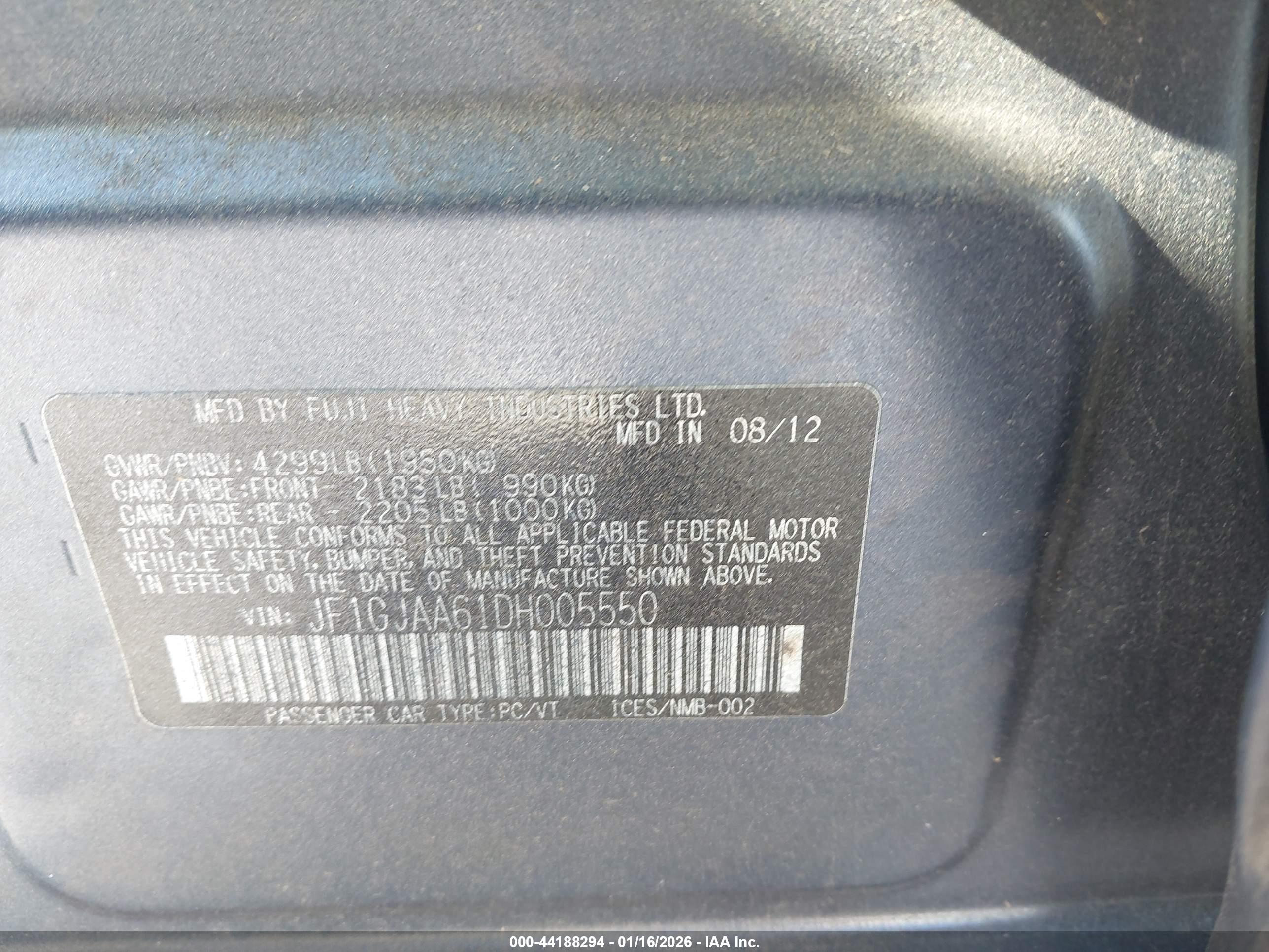 SUBARU IMPREZA image 9