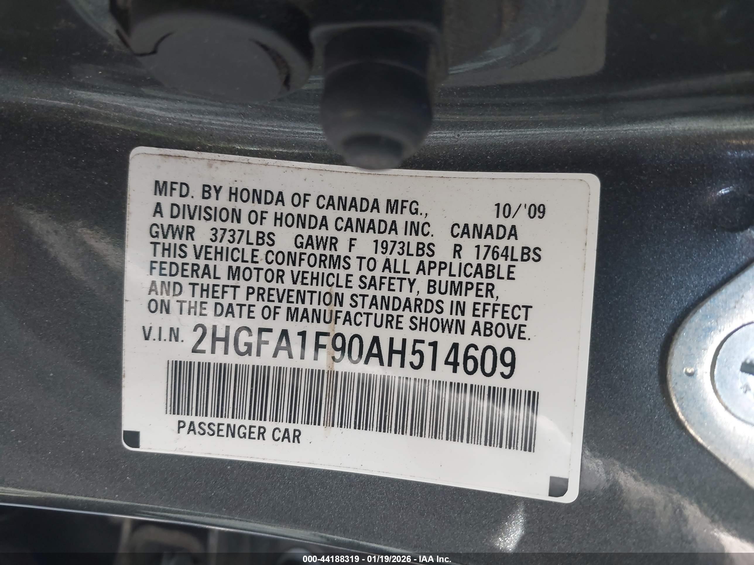 HONDA CIVIC image 9