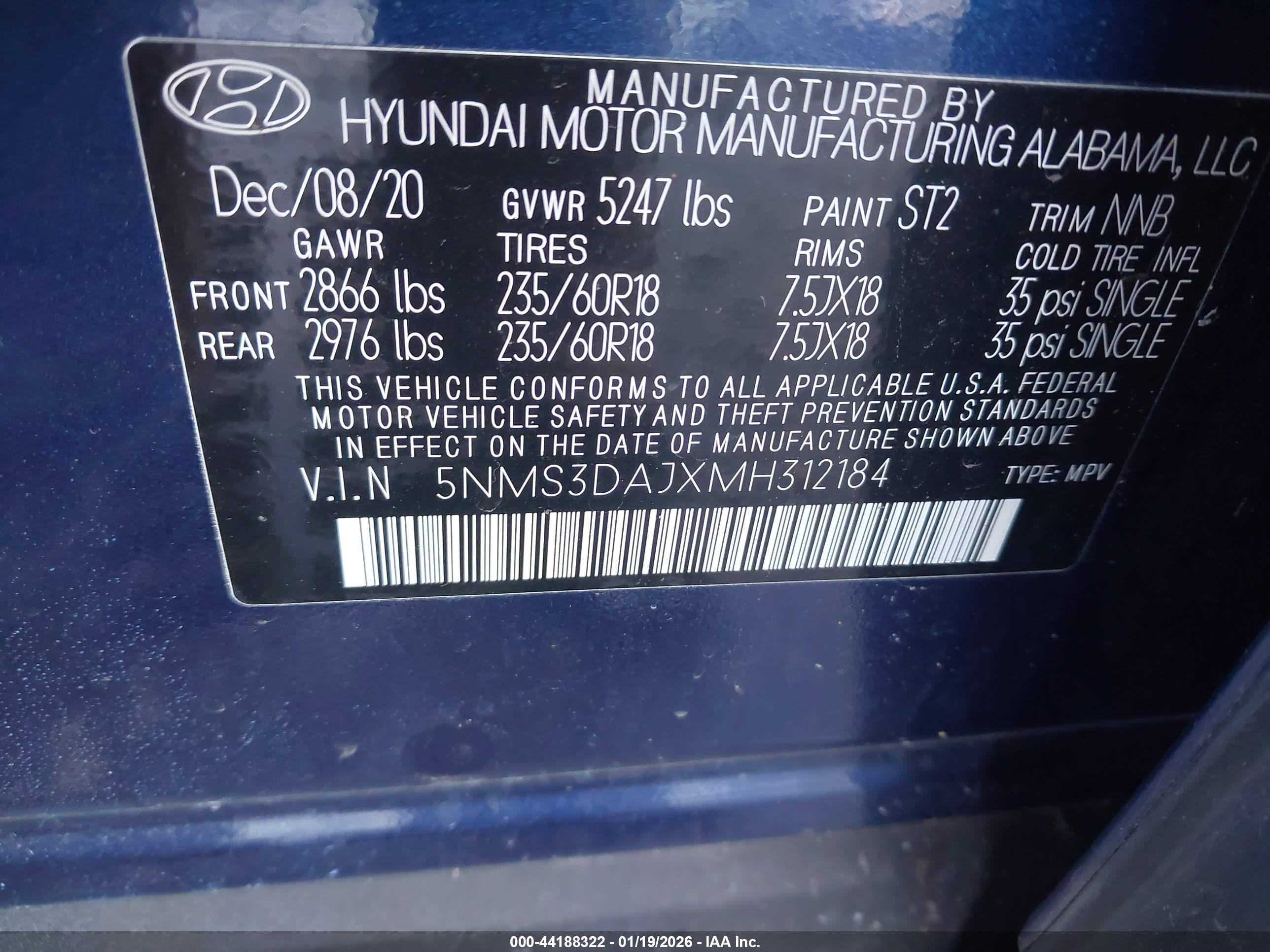 HYUNDAI SANTA image 9