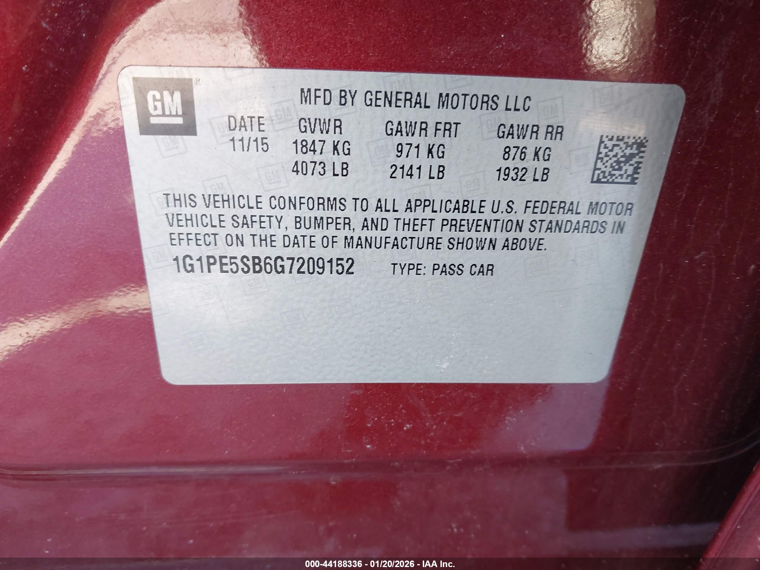 CHEVROLET CRUZE image 9