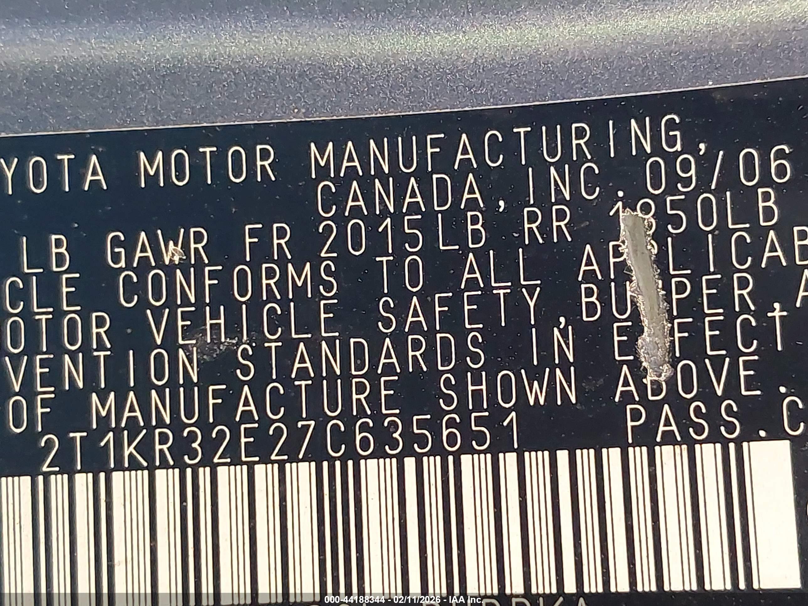 TOYOTA MATRIX image 9