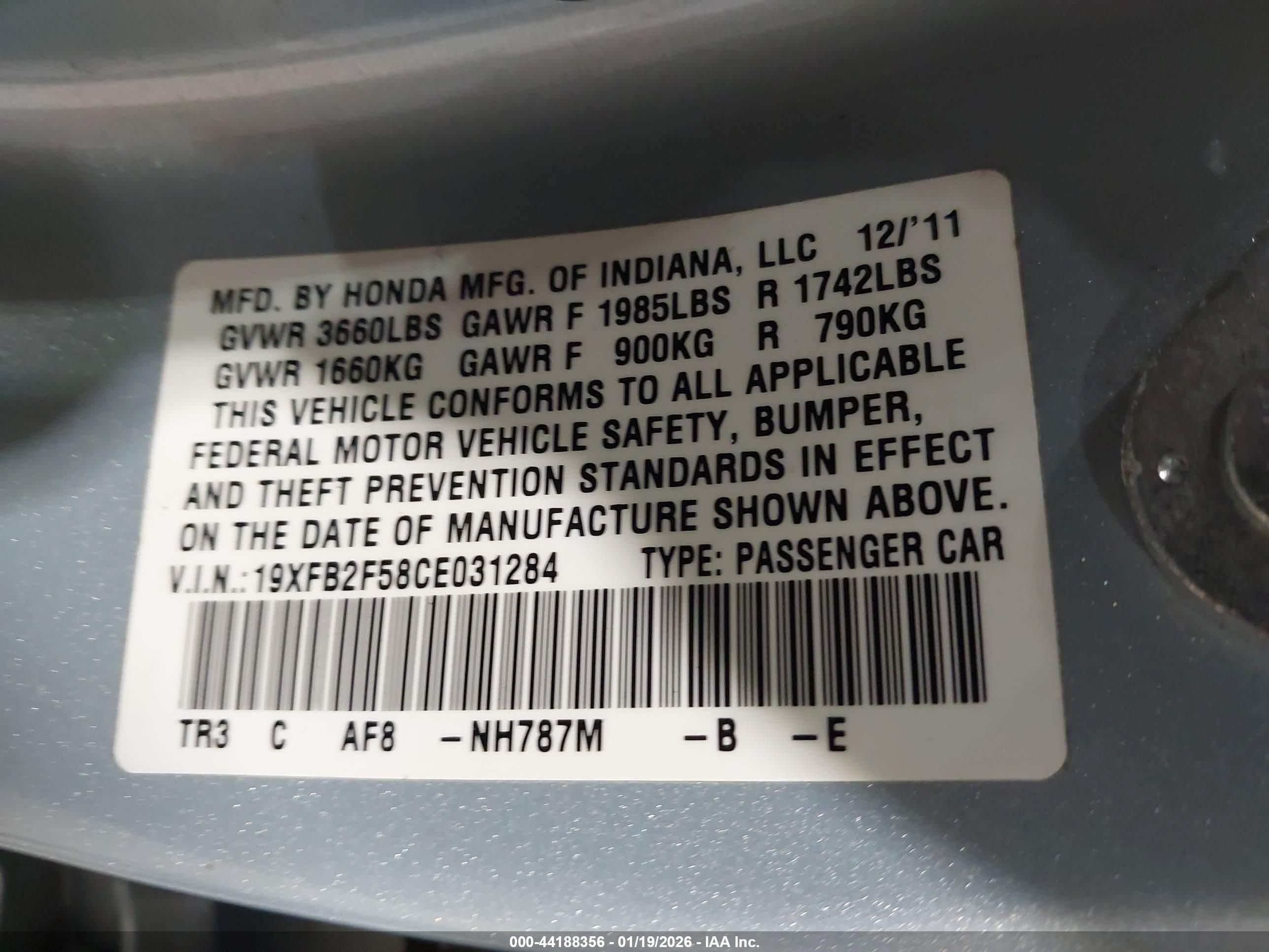 HONDA CIVIC image 9