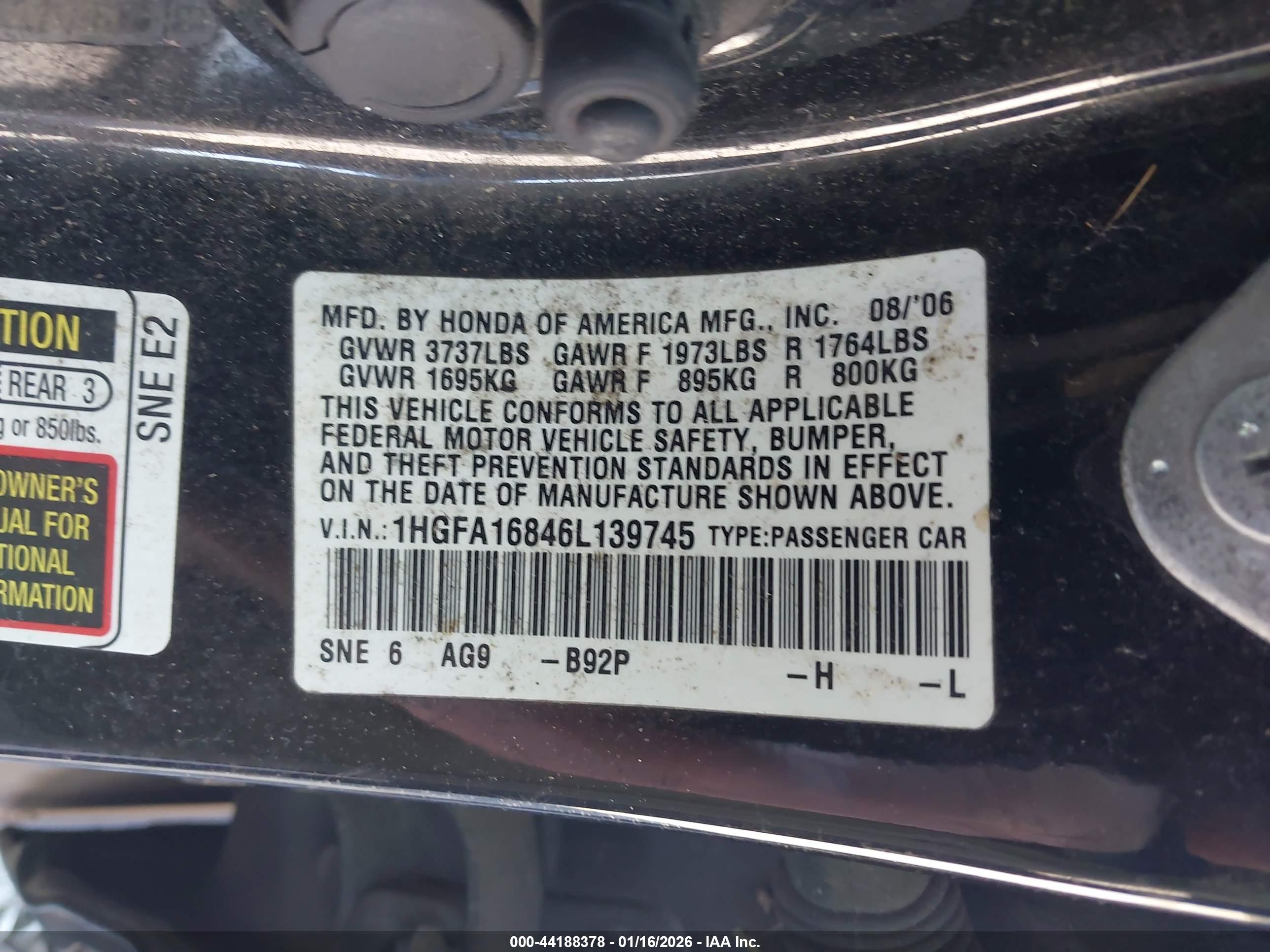 HONDA CIVIC image 9