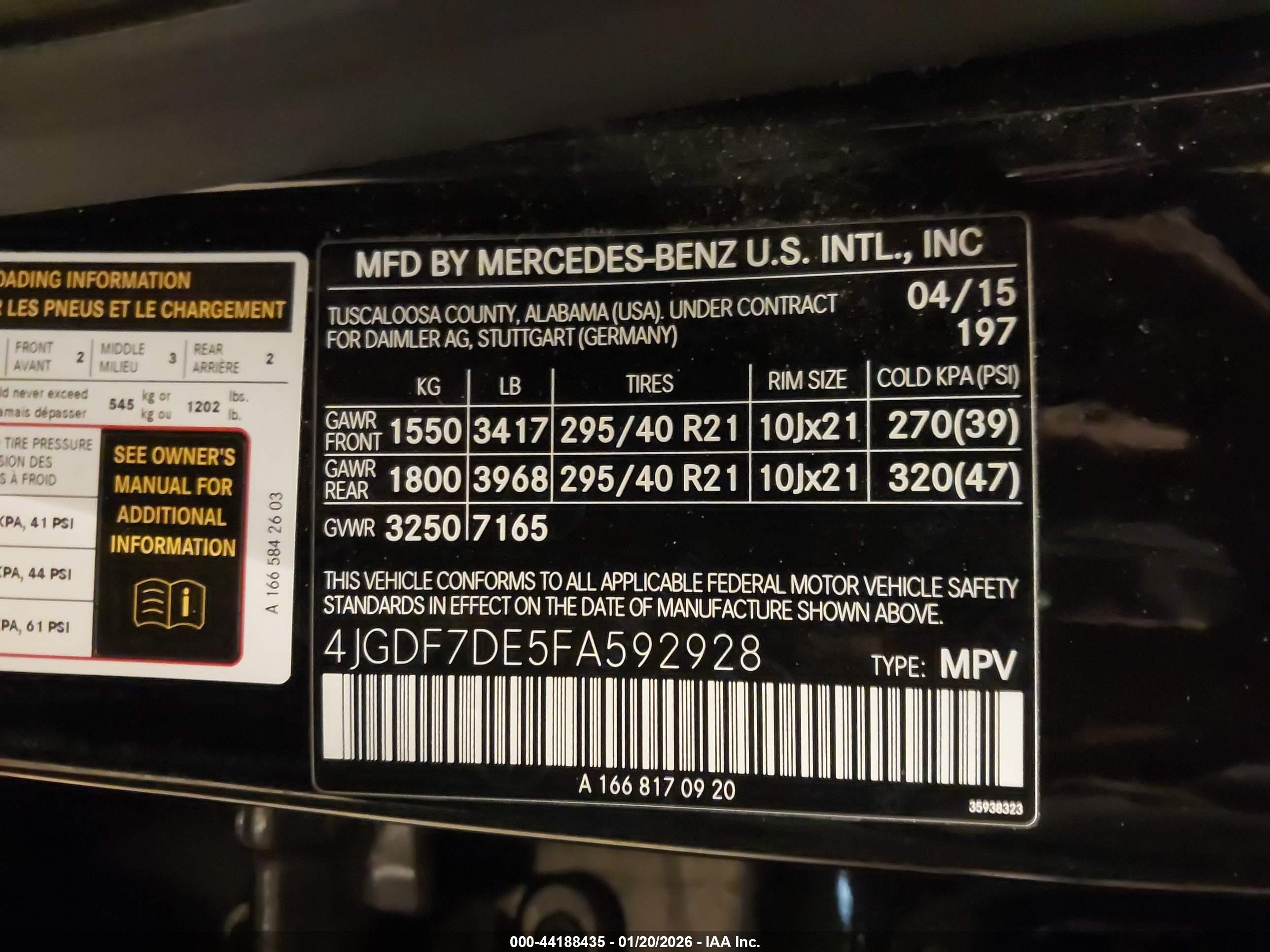 MERCEDES-BENZ GL image 9