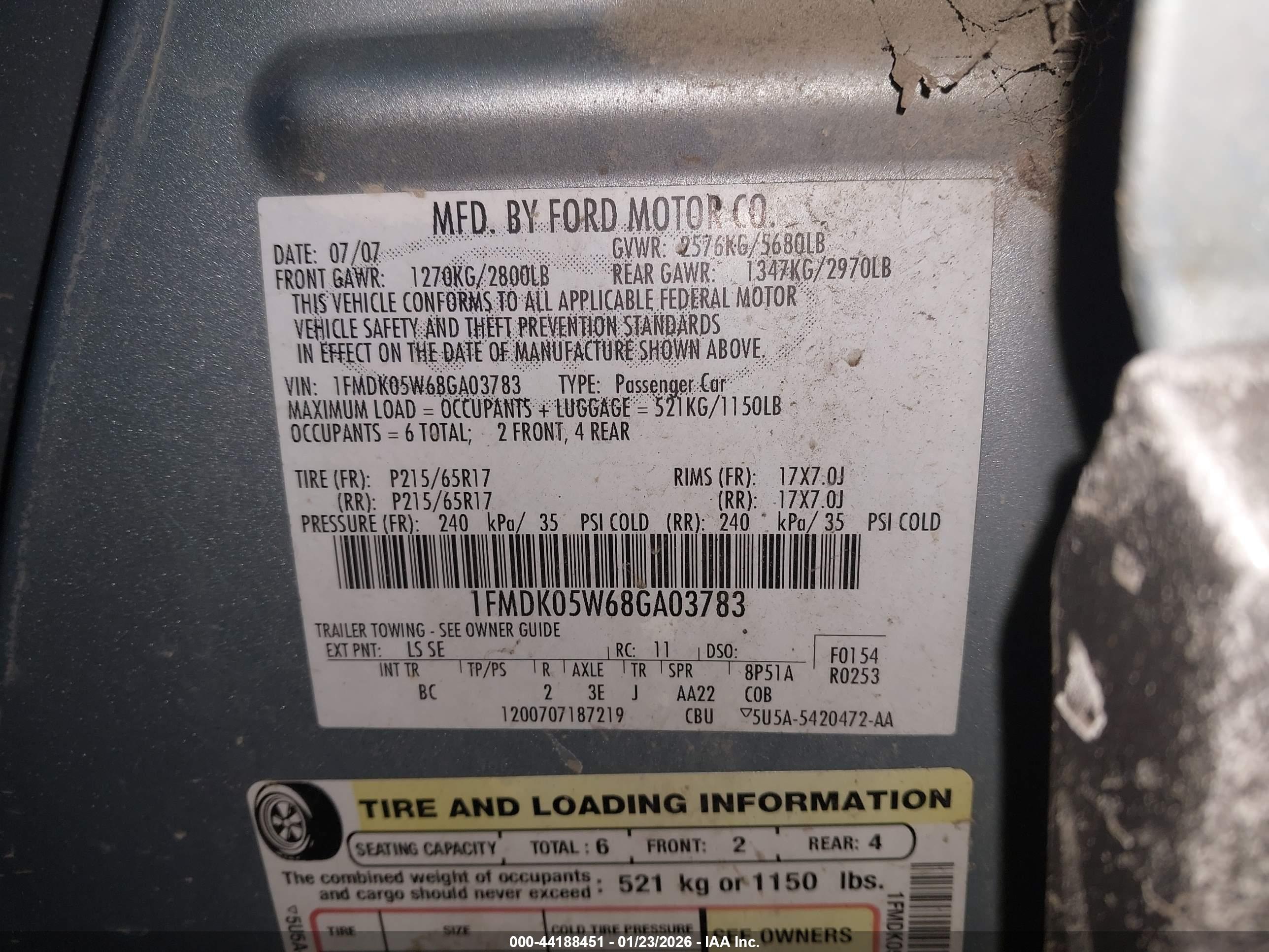 FORD TAURUS image 9