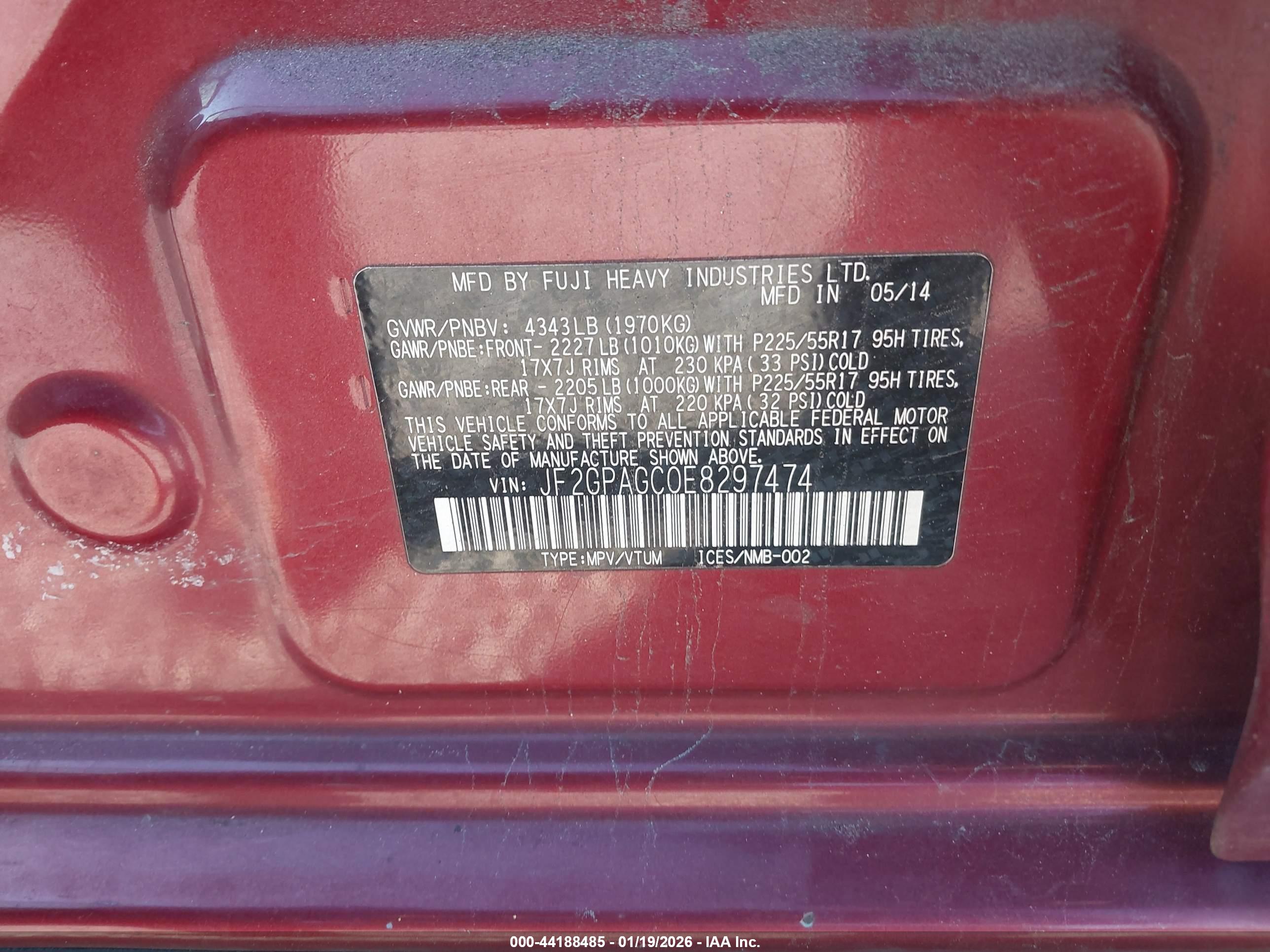 SUBARU XV image 9