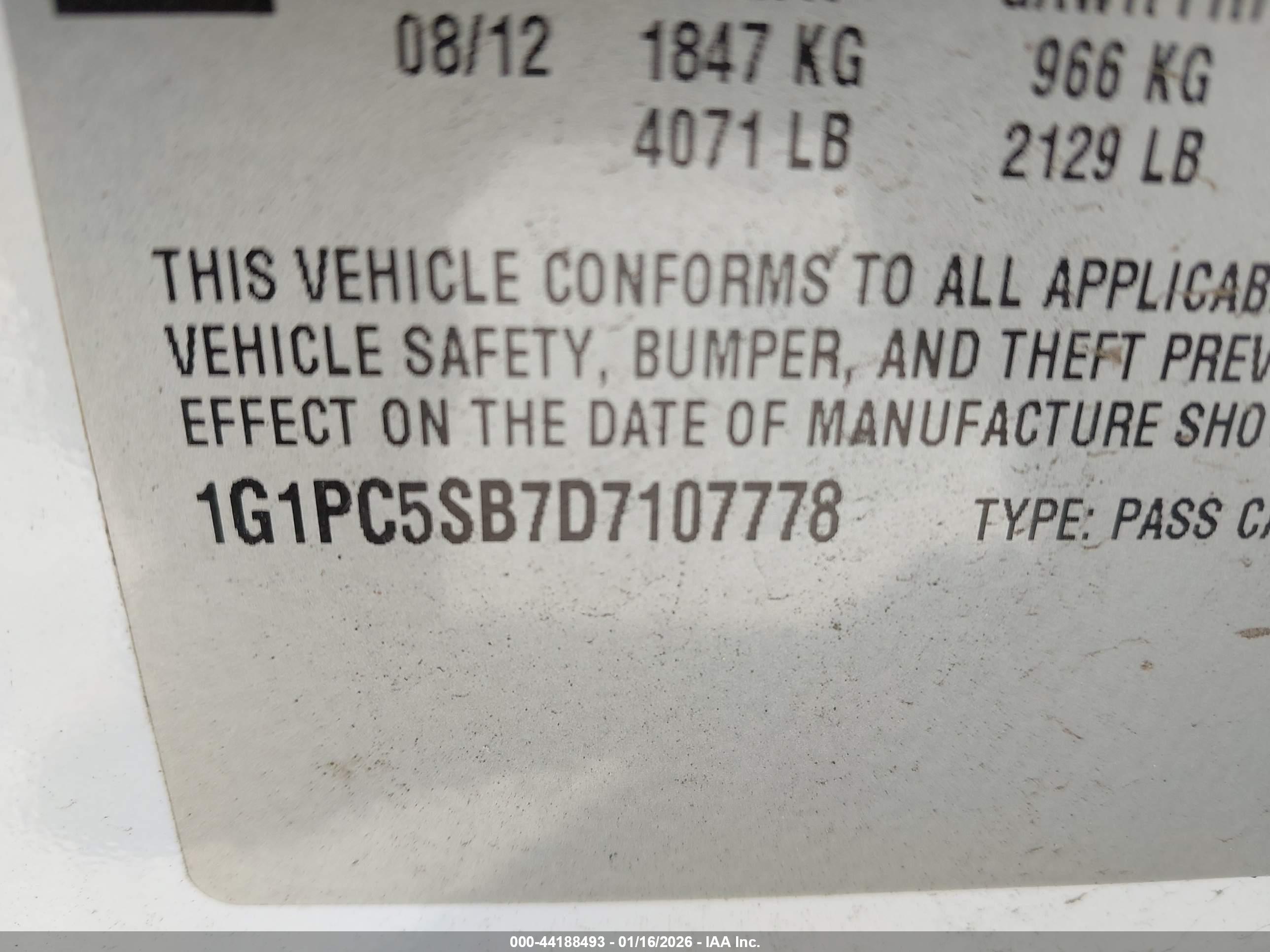 CHEVROLET CRUZE image 9