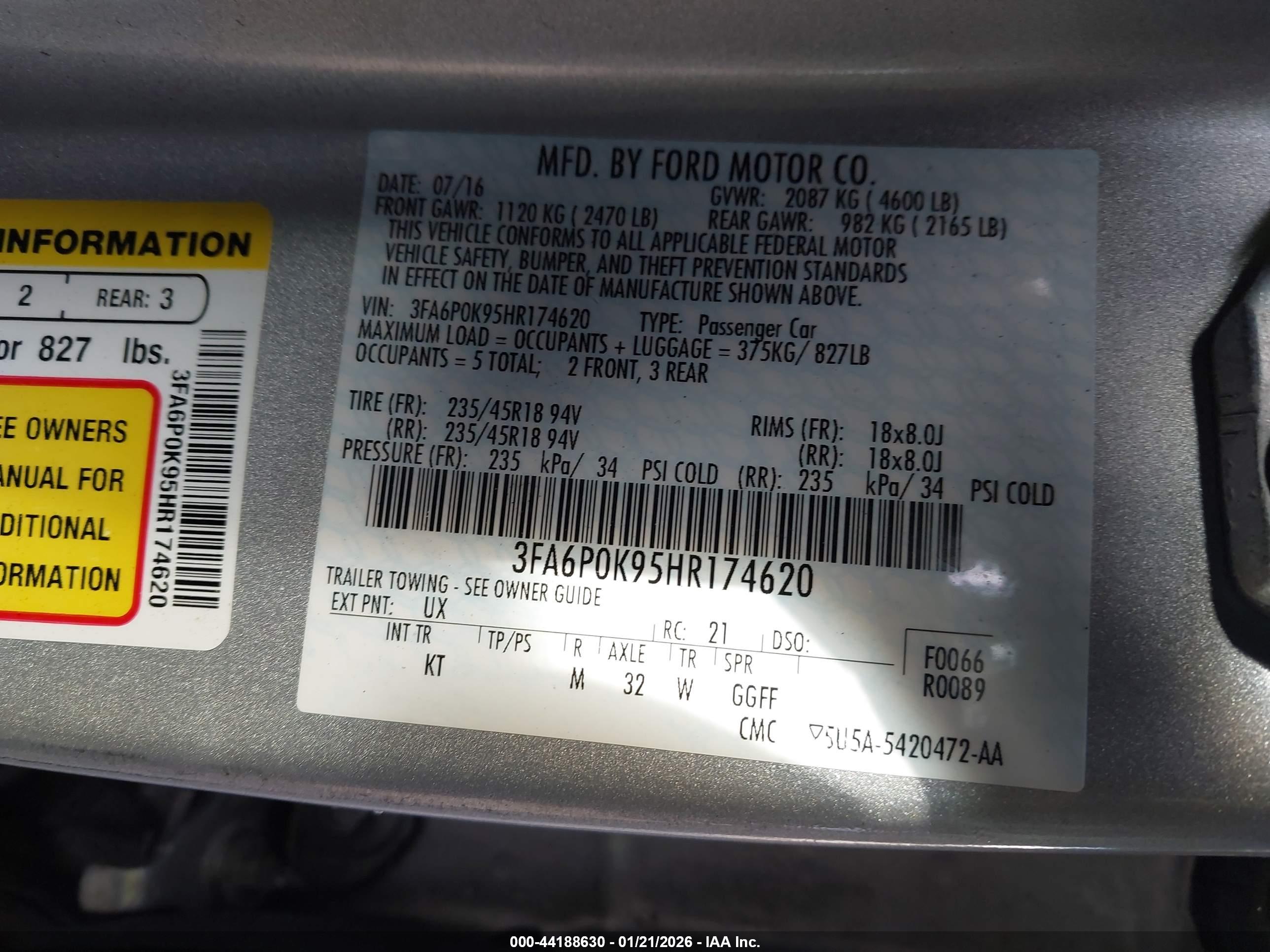 FORD FUSION image 9