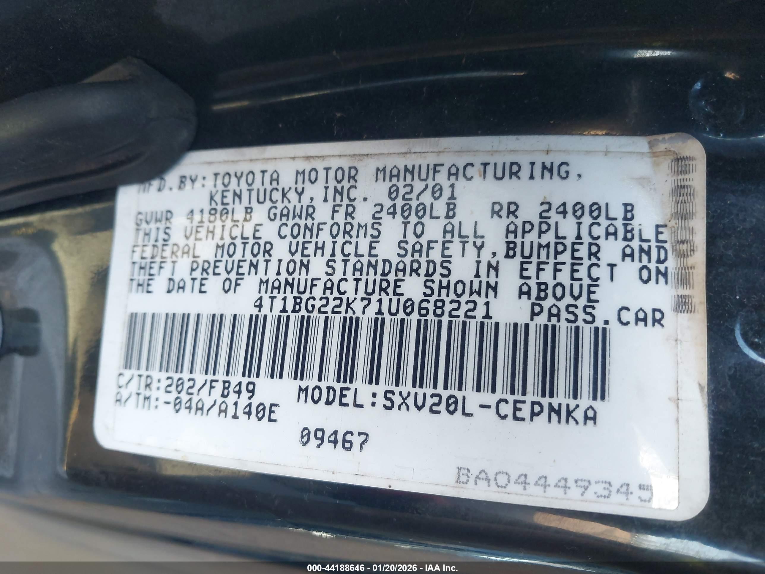 TOYOTA CAMRY image 9