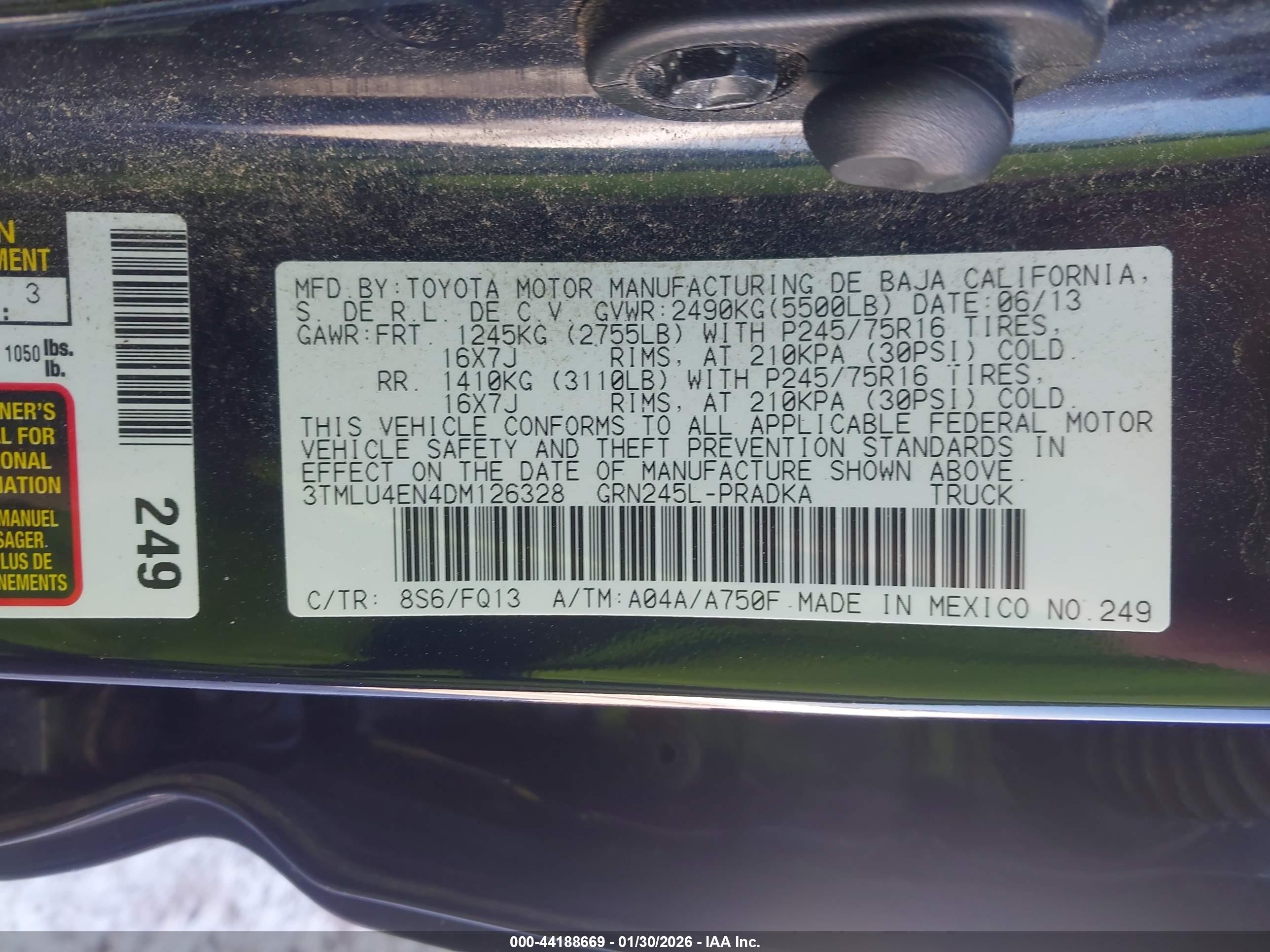 TOYOTA TACOMA image 9
